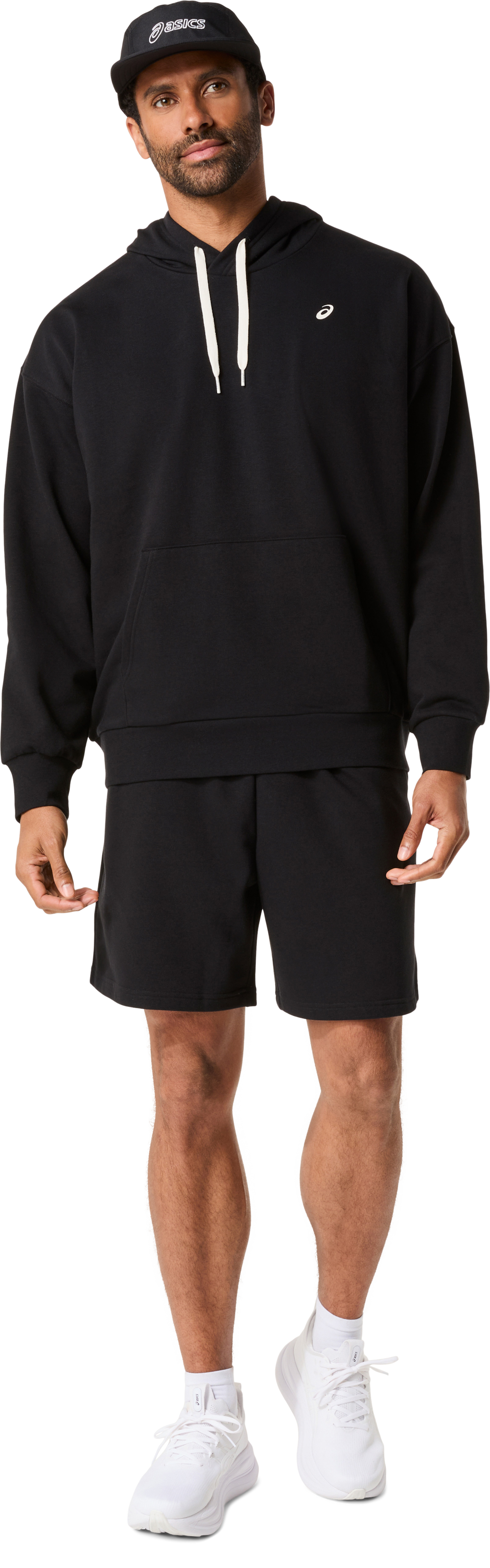 Asics Kapuzensweatshirt »FRENCH TERRY RELAXED PULLOVER HOODIE«, mit Kängurutasche, sportlicher Stil
