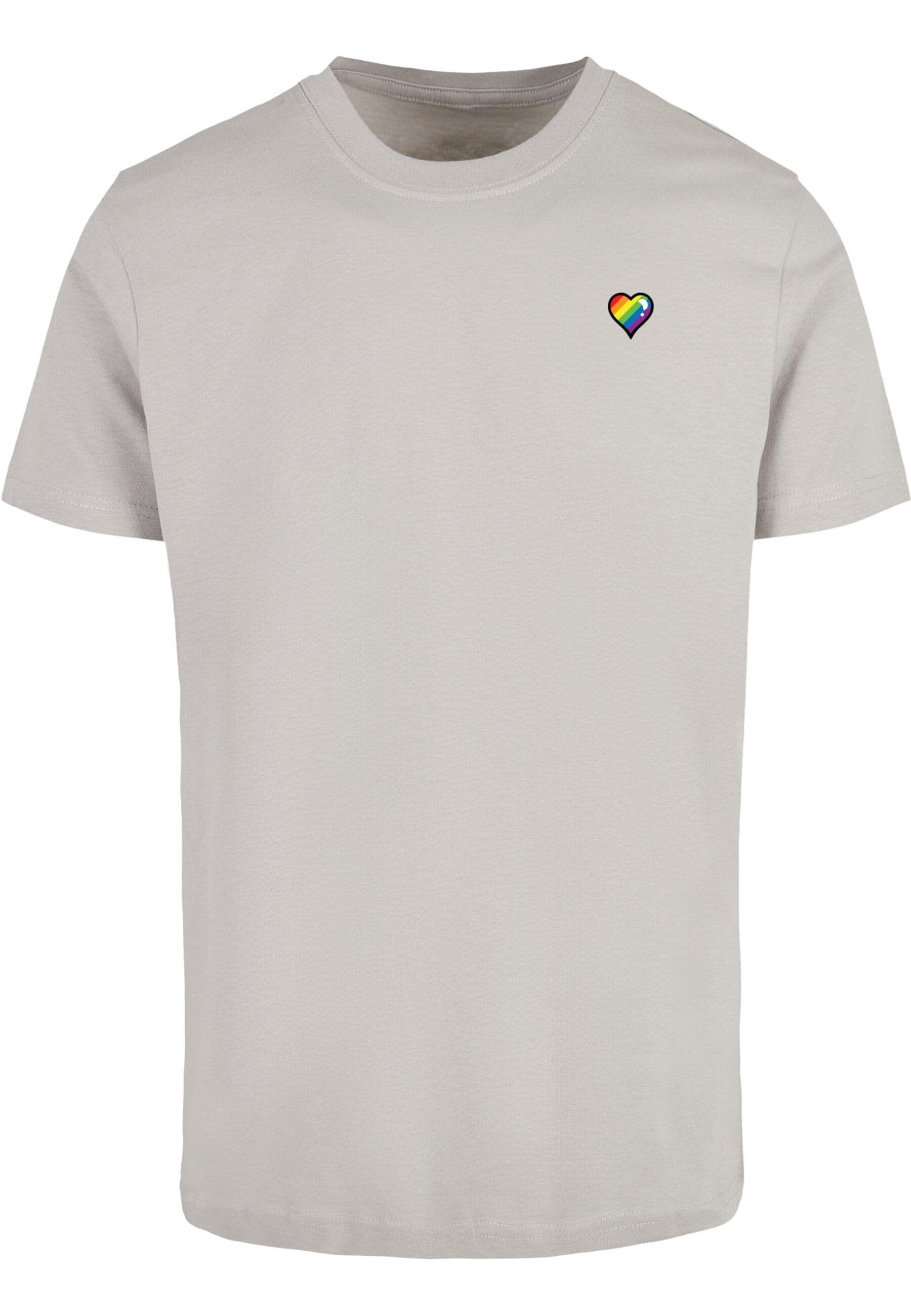 MisterTee T-Shirt "MisterTee Glossy Heart Pride Tee" 1 Stk. günstig online kaufen