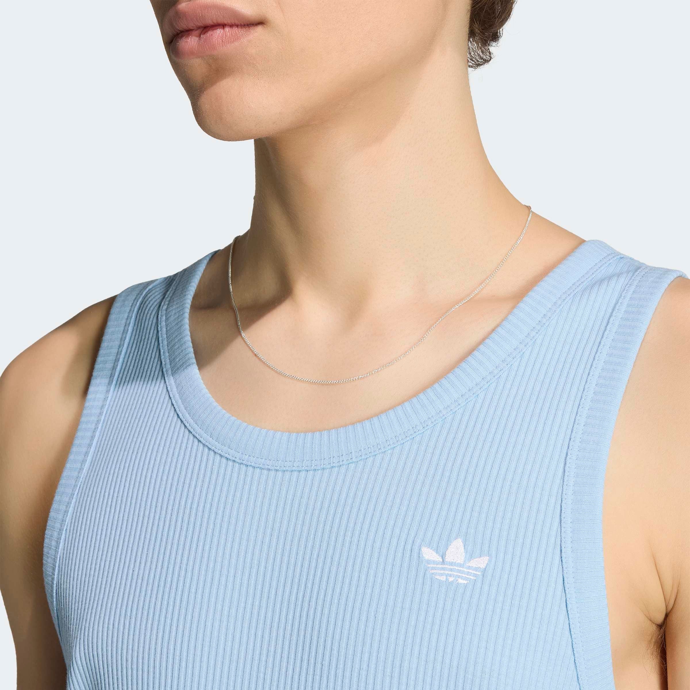 adidas Originals Tanktop »ESS TANK« mit Rundhalsausschnitt, ohne Verschluss, aus Baumwolle