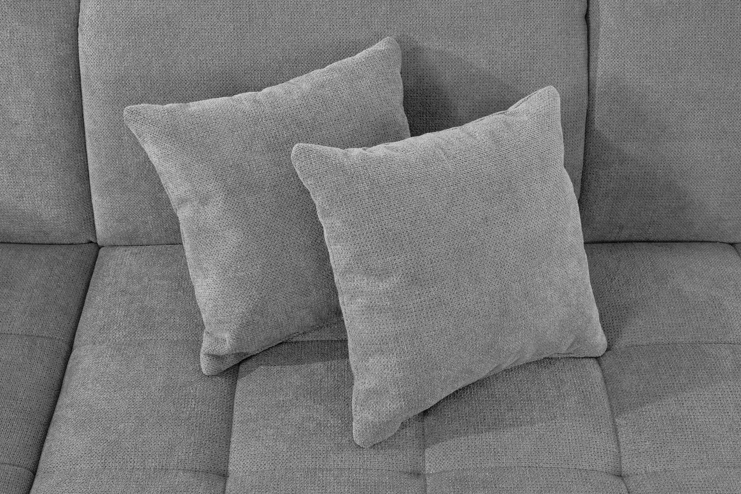 DOMO collection Ecksofa »Franzi, zeitlos und elegant, moderne Sitzheftung, L-Form«, wahlweise mit Kopfteilverstellung (dann Breite: 275 cm)