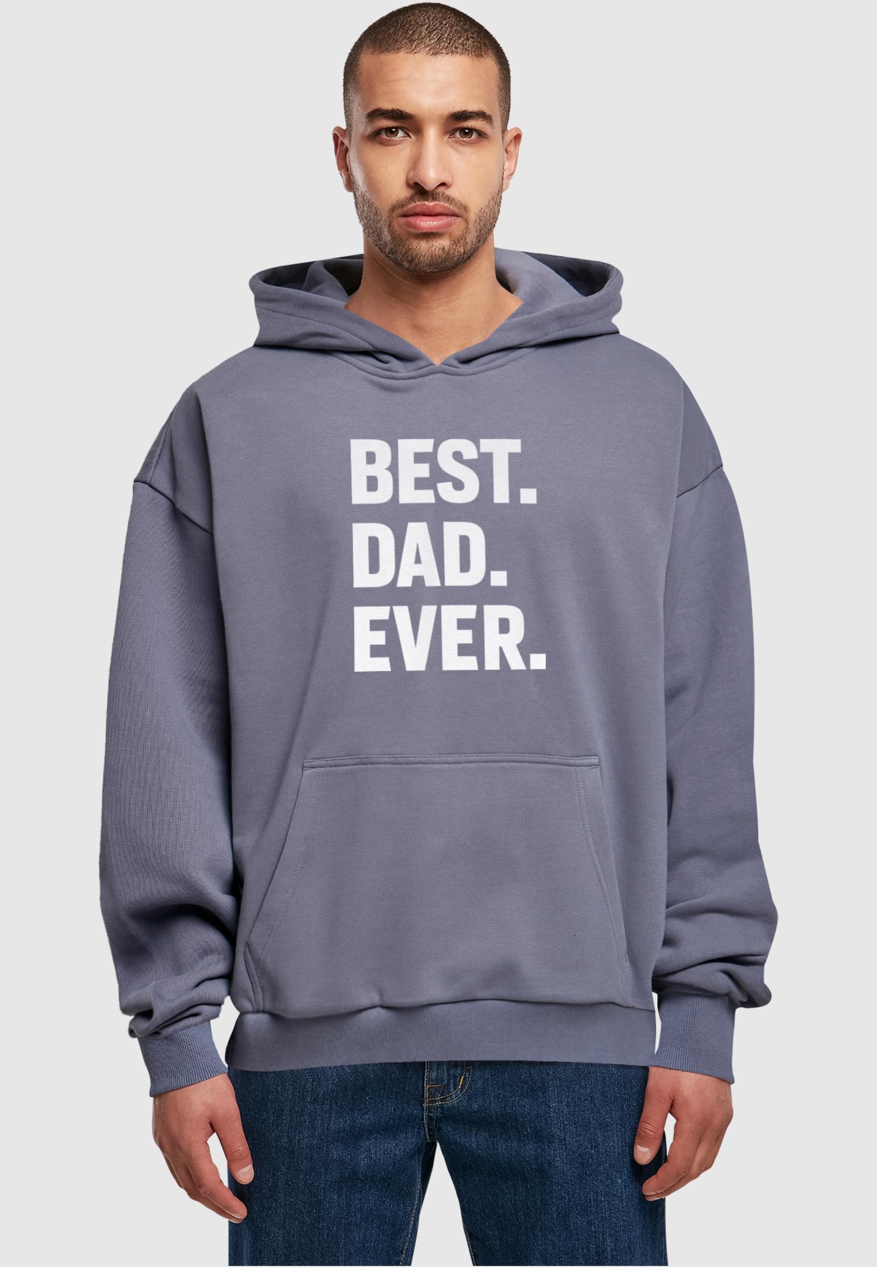 Merchcode Kapuzensweatshirt »Merchcode Herren Fathers Day - Best Dad Ever Ultra Heavy Hoody«, (1 tlg.)