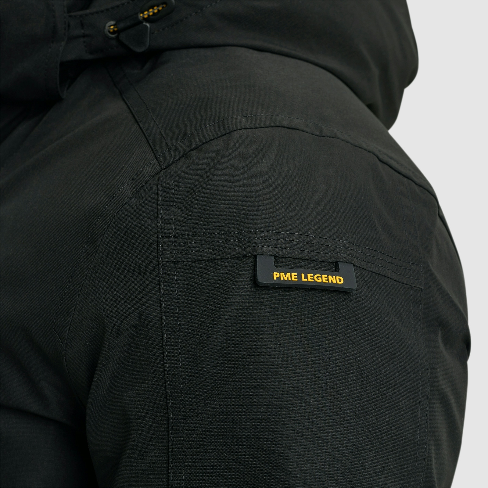 PME LEGEND Outdoorjacke »Semi long jacket STEARPACKER Ottoman«, mit Kapuze, mit Kapuze