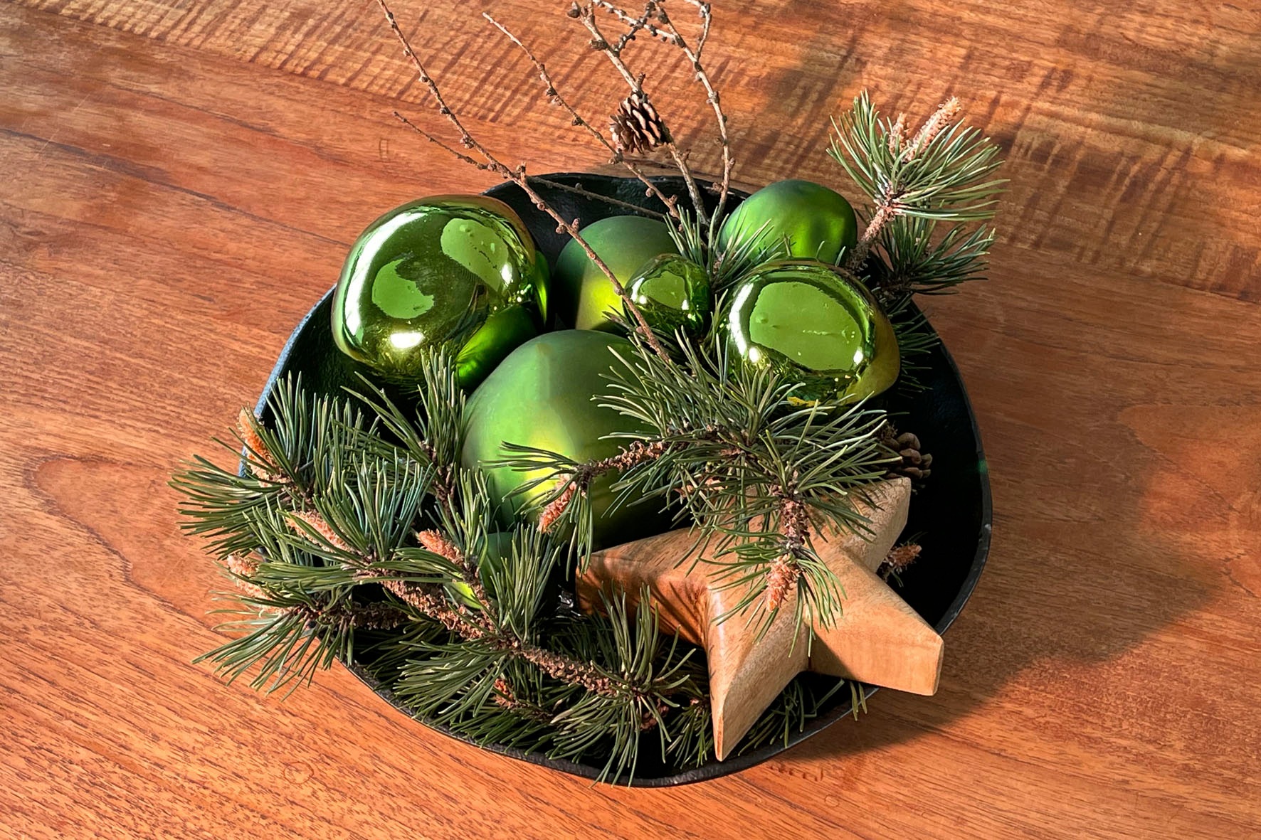 Leonique Weihnachtsbaumkugel »Birdelle matt, Weihnachtsdeko, Christbaumschmuck, Christbaumkugeln«, (Set, 6 St.), Baumkugeln in organischer Form, Ø ca. 8 cm, organische Kugeln aus Glas