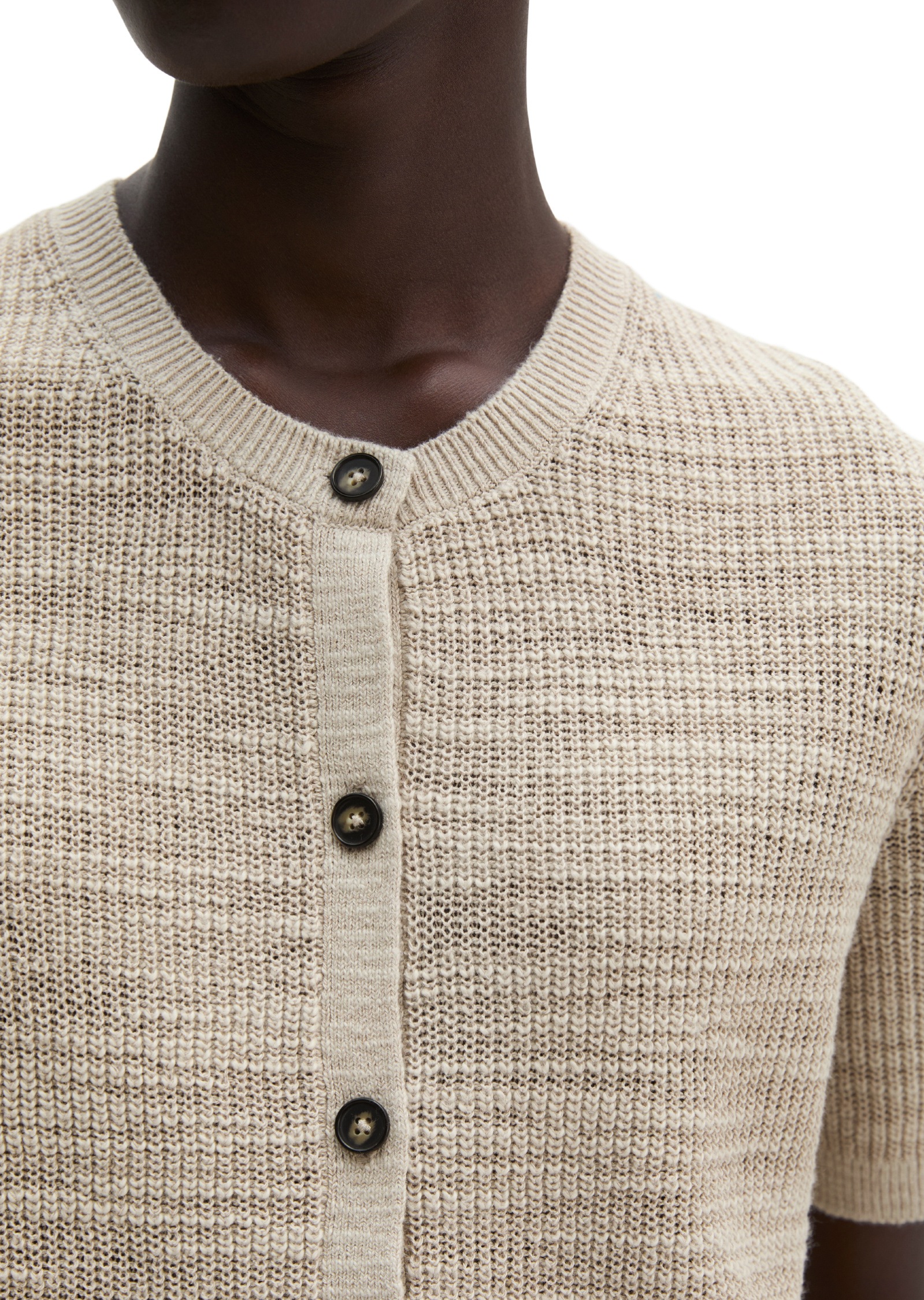 Marc O'Polo Cardigan »aus Leinen-Baumwolle-Mix«