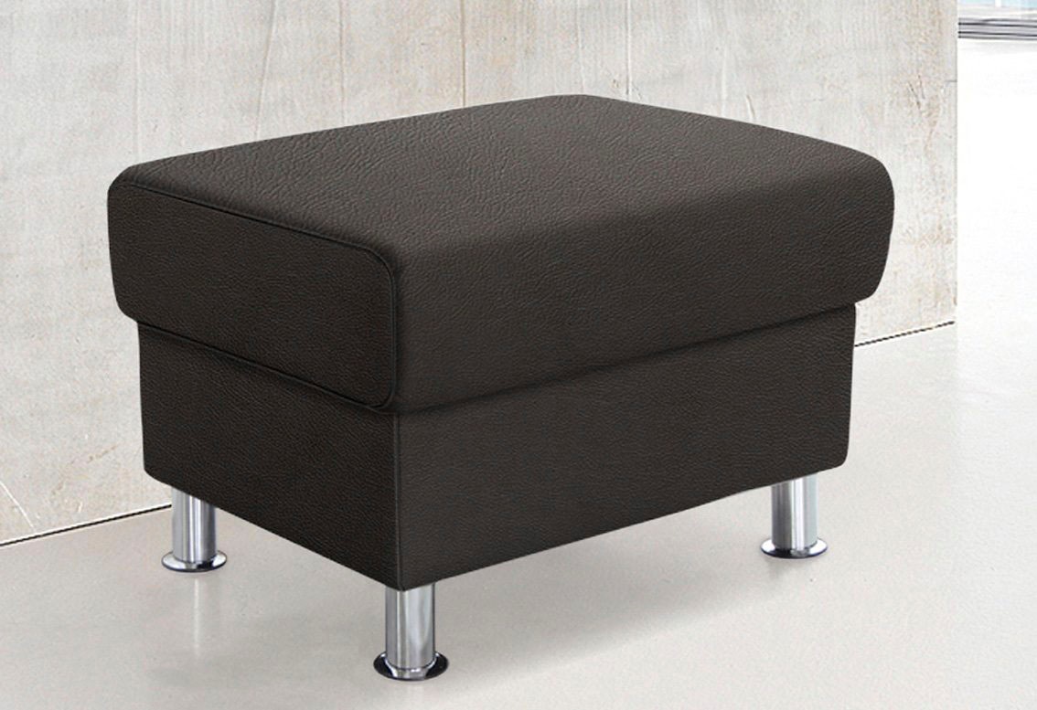 TRENDMANUFAKTUR Hocker "Rondo, Polsterhocker zur Serie, Breite 67 cm, Füße günstig online kaufen