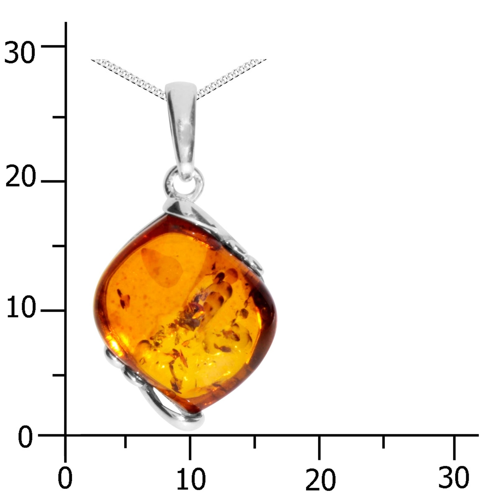 OSTSEE-SCHMUCK Kette mit Anhänger »Ostsee-Schmuck Kette mit Anhänger Sally Kette mit Anhänger Sally«, (2 tlg.)