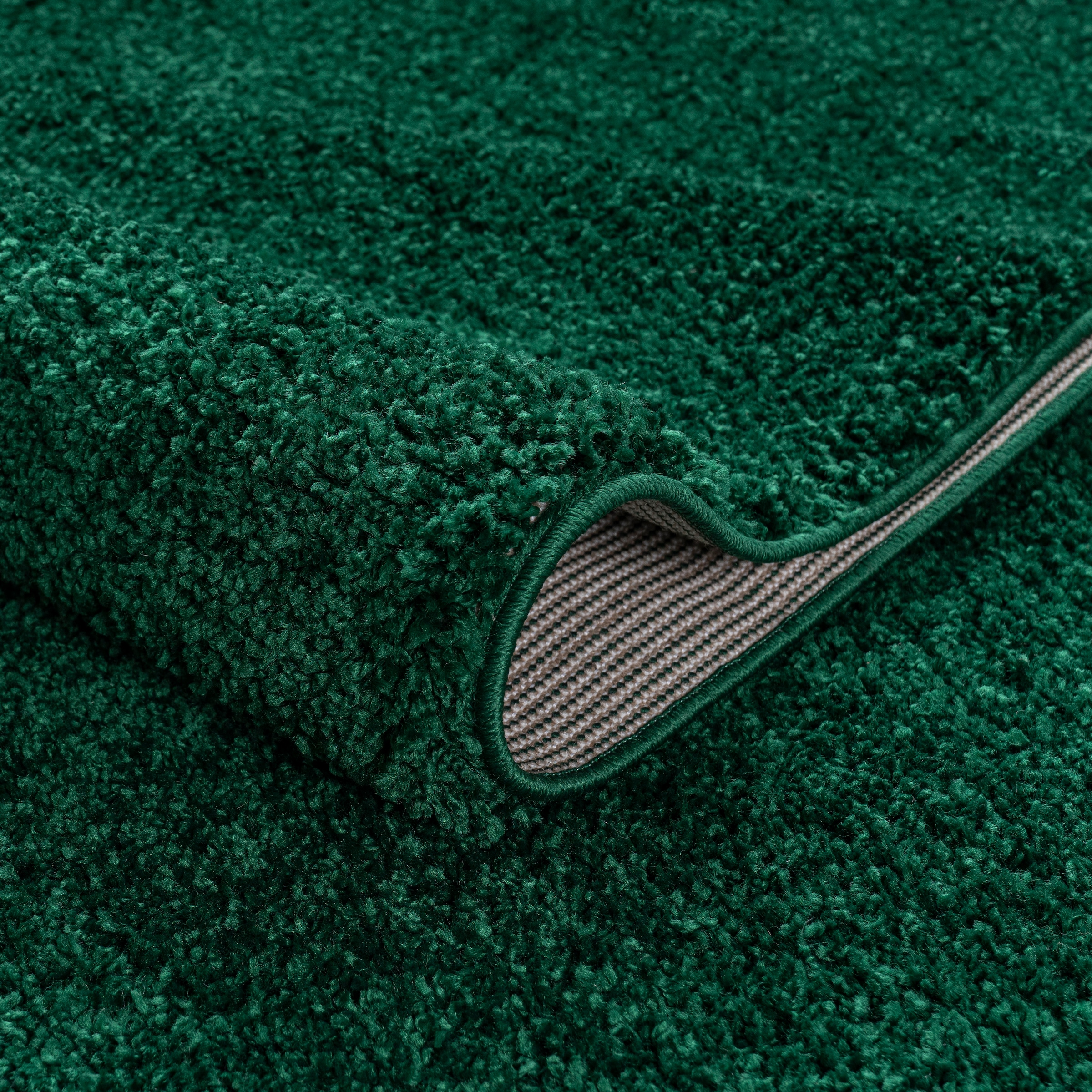 Bruno Banani Hochflor-Teppich »Shaggy Soft«, rechteckig, 30 mm Höhe, gewebt, Uni Farben, besonders weich und kuschelig