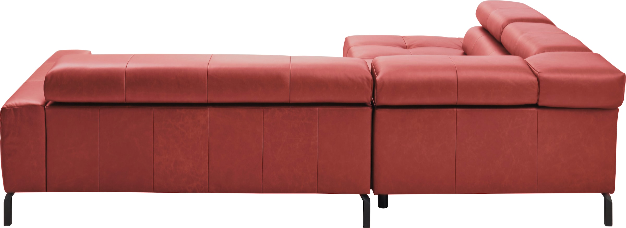 Places of Style Ecksofa »Cleveland, L-Form, incl. Kopfteilverstellung, Breite 276 cm«, wahlweise elektrischer Sitzvorzug