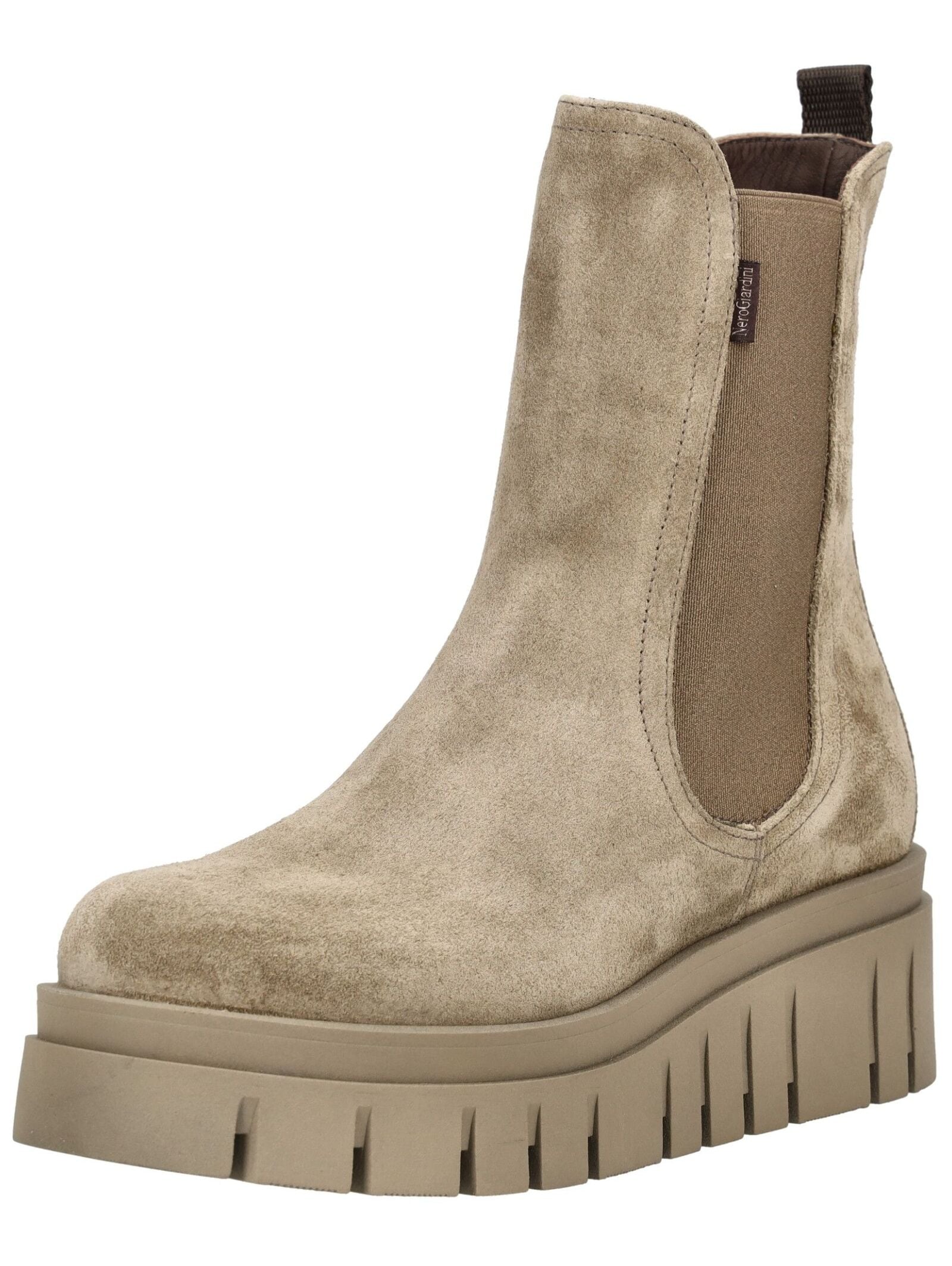 Nero Giardini Plateaustiefelette "Nero Giardini Stiefelette Veloursleder/Te günstig online kaufen