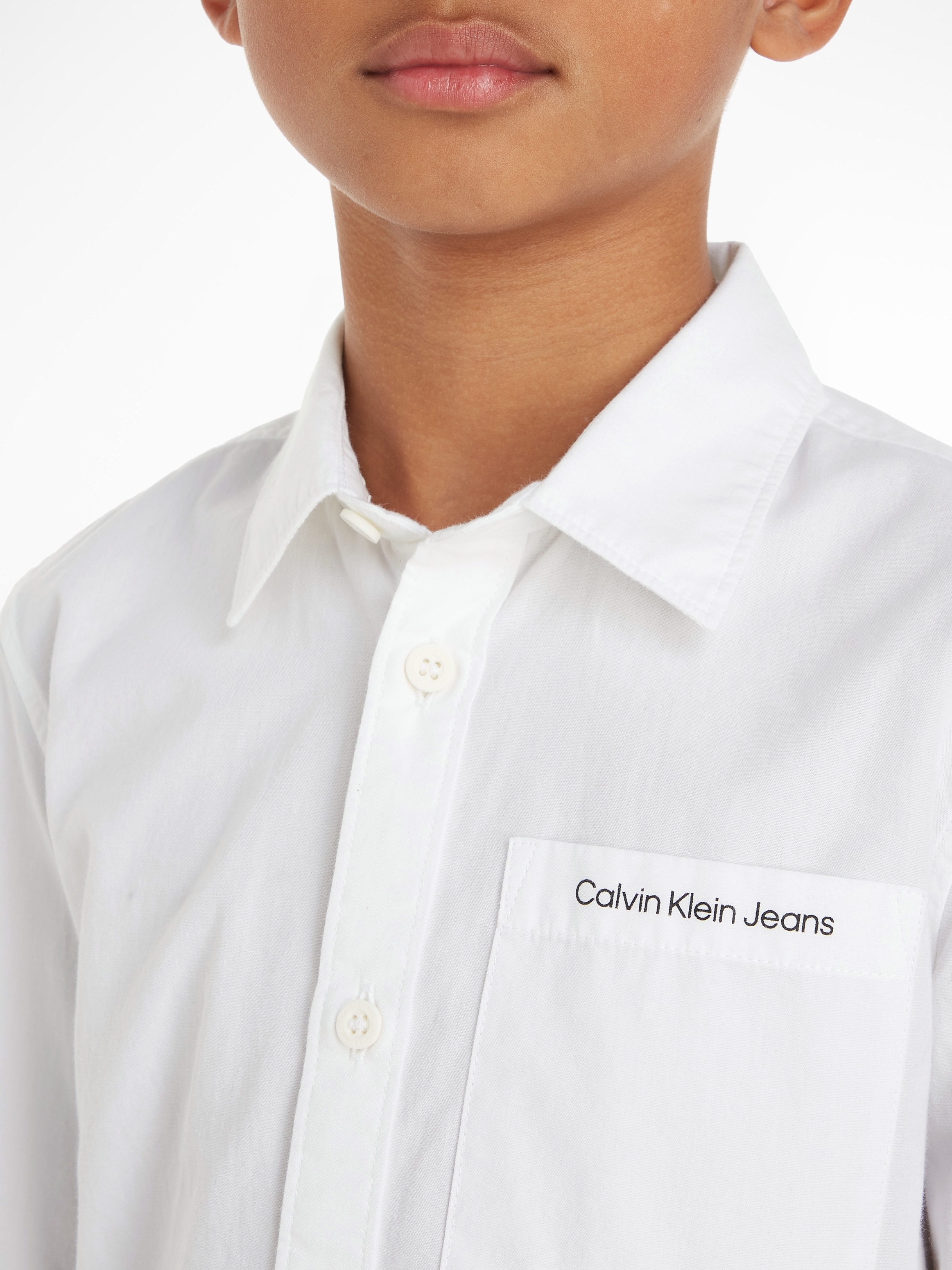 Calvin Klein Jeans Langarmhemd »CEREMONY kaufen BAUR SHIRT« POPLIN 