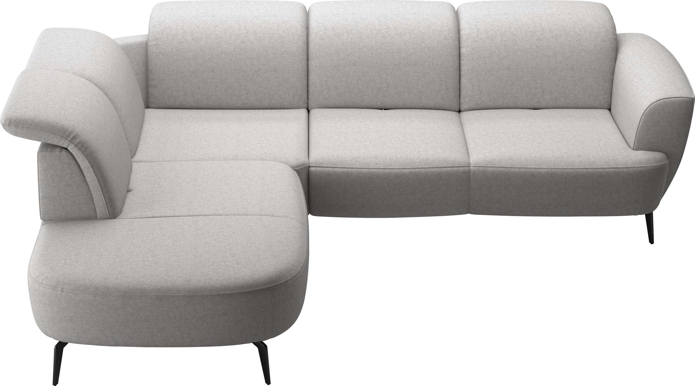sit&more Ecksofa »Zoe«, ink.Sitztiefenverstellung, wahlweise mit Kopfteilverstellung