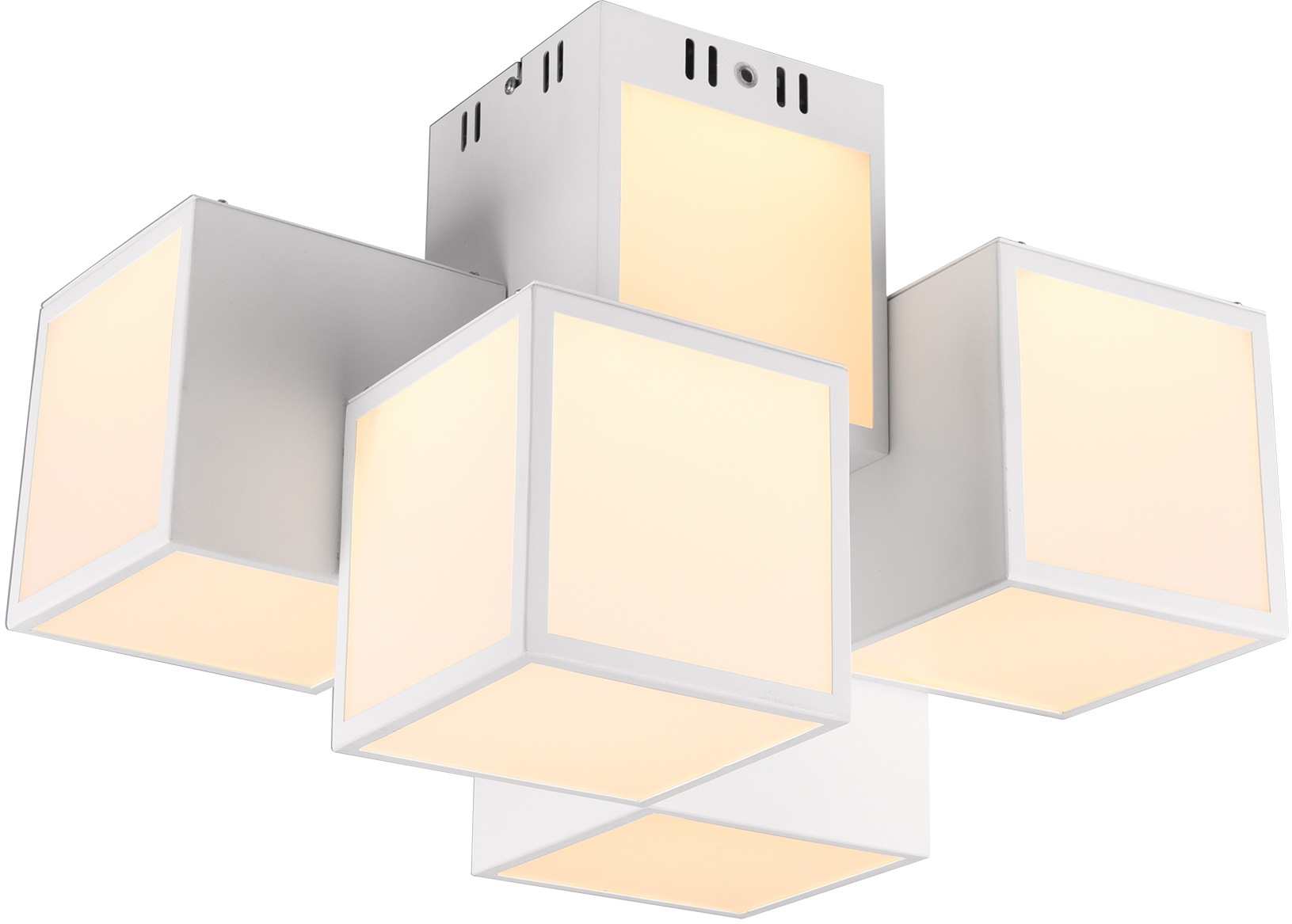 TRIO Leuchten LED Deckenleuchte Oscar, LED-Modul, Farbwechsler