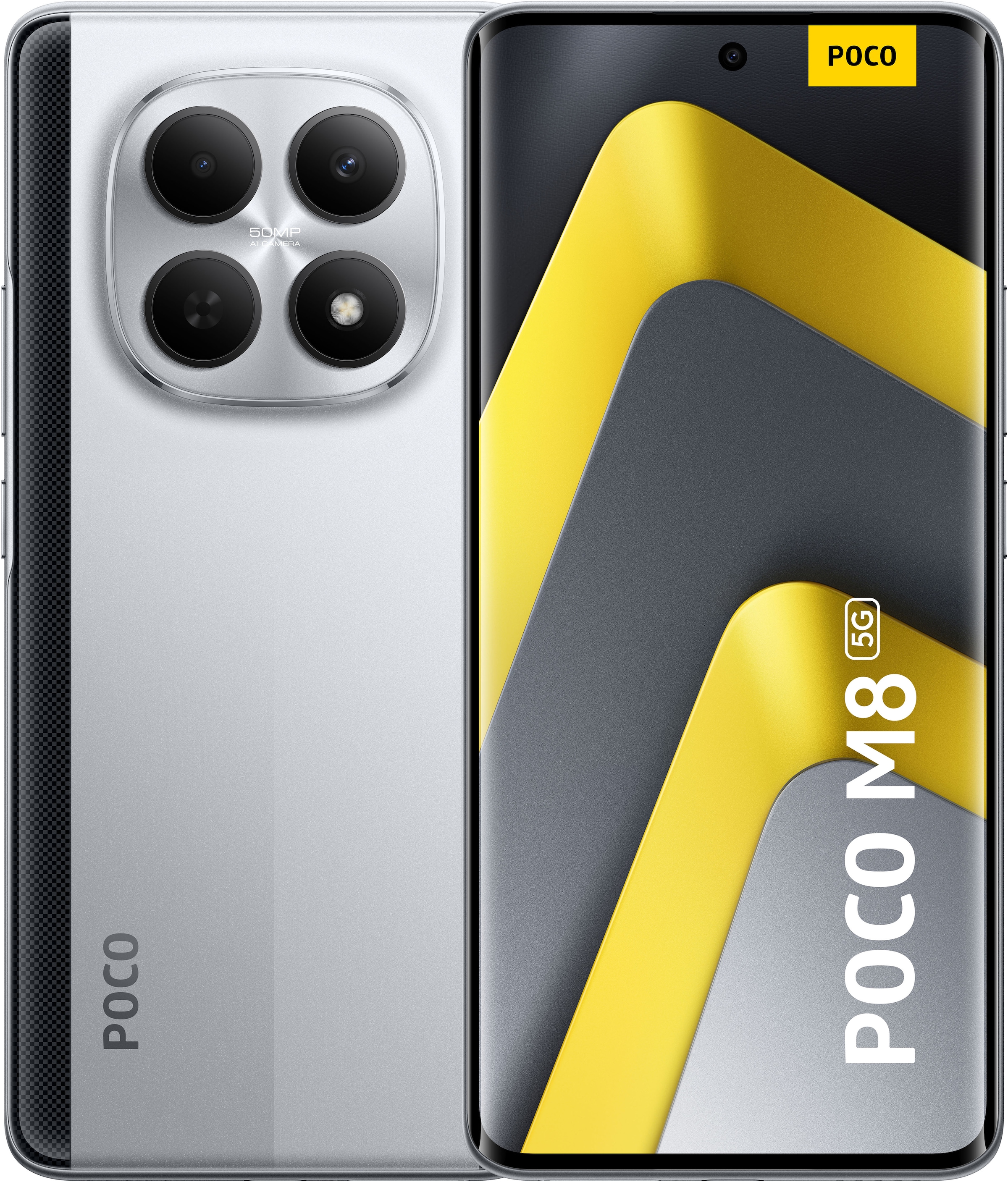 Xiaomi Smartphone »POCO M8 5G« silber