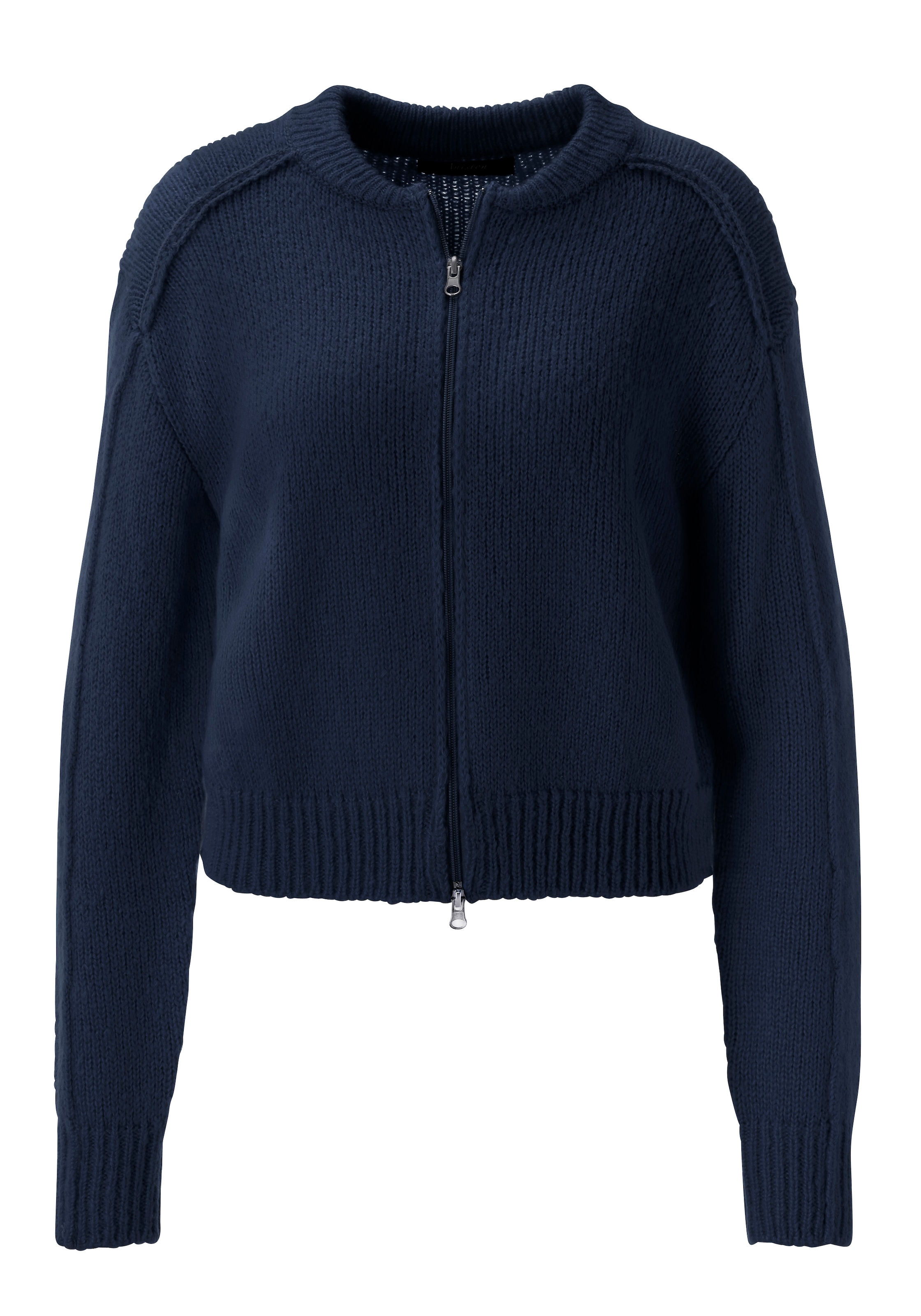 Aniston SELECTED Strickjacke Blousonform und Zwei-Wege-Reißverschluß NEUE KOLLEKTION