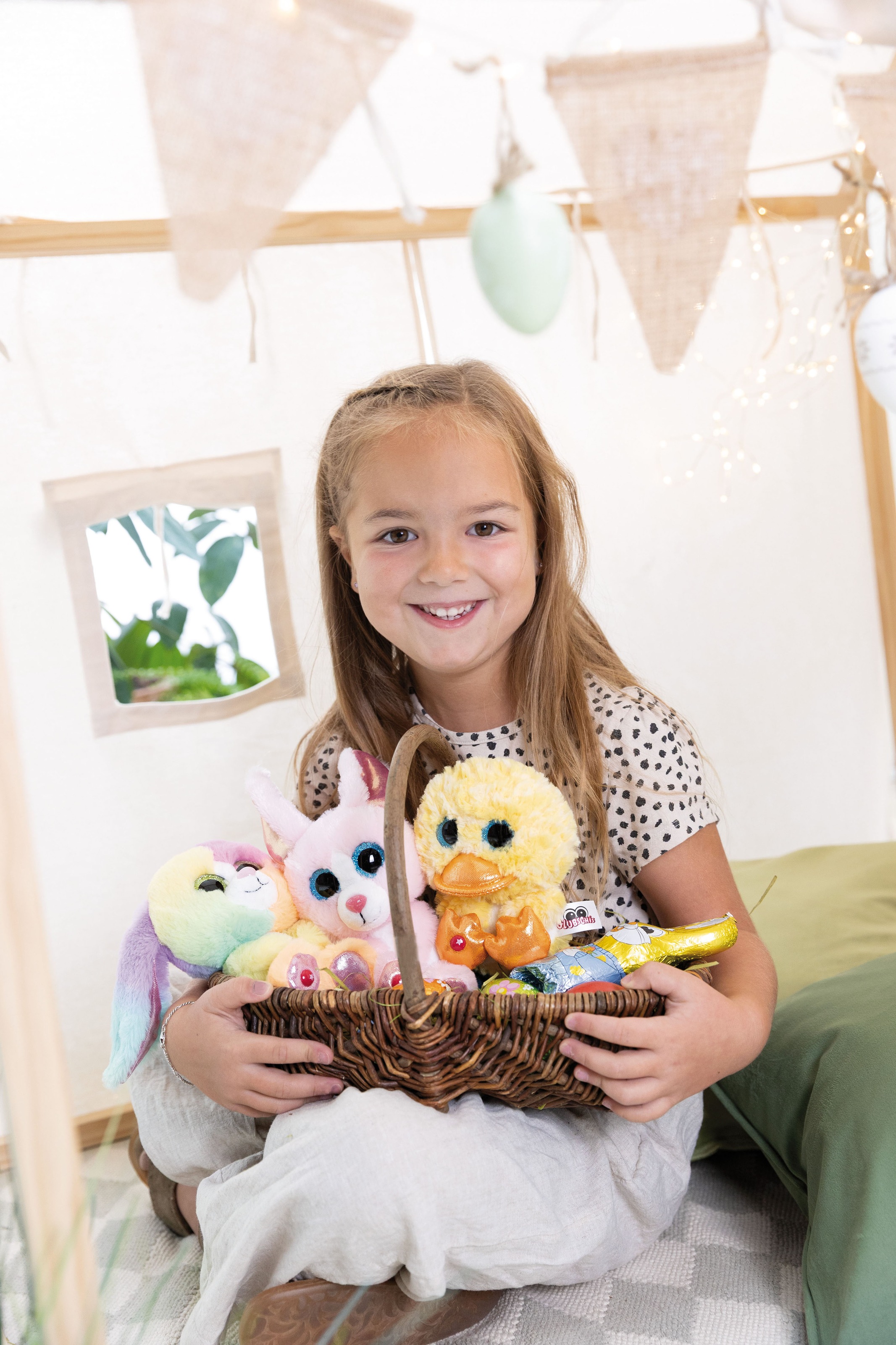 Nici Kuscheltier »Glubschis, Hase Hoppibow, 15cm schlenkernd«