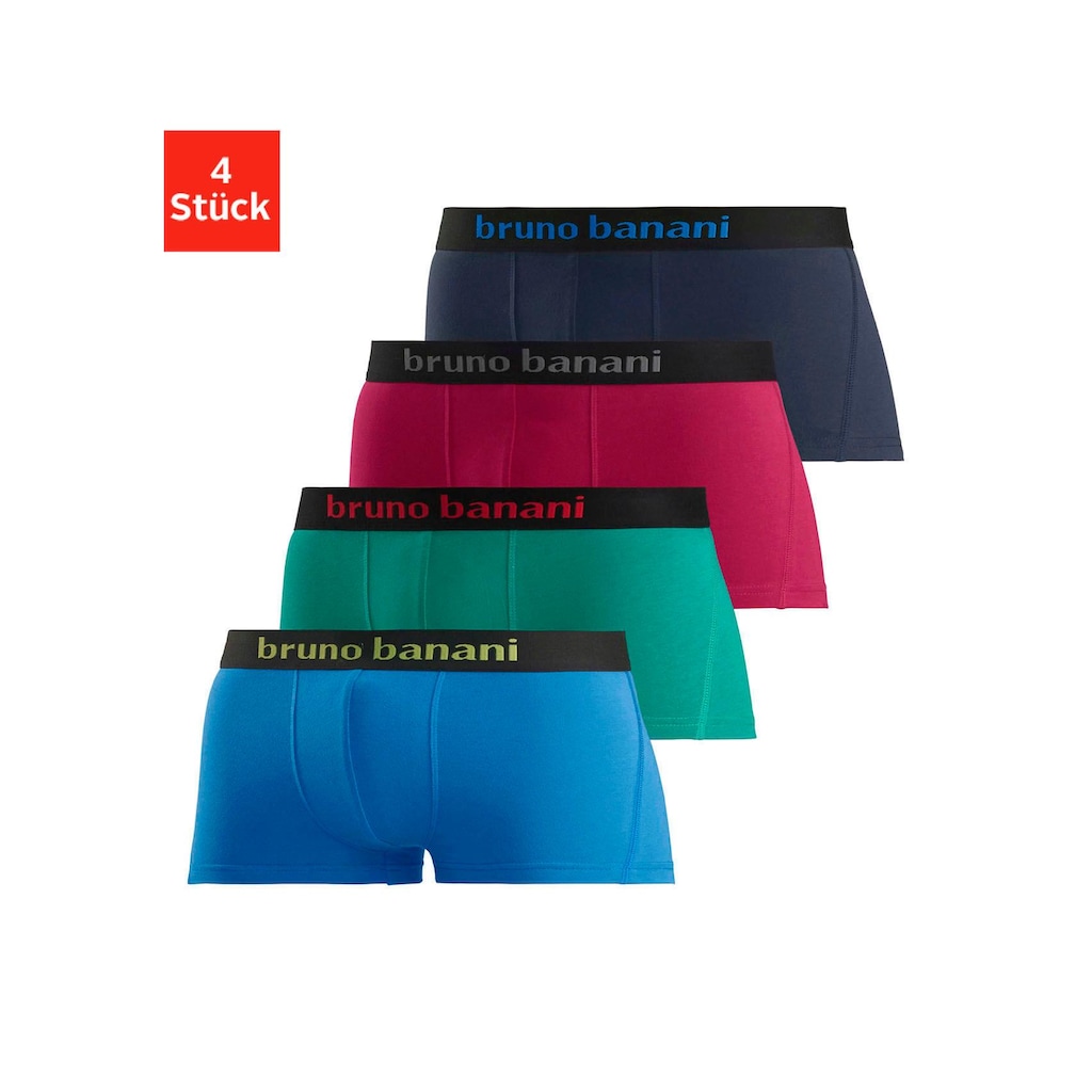 Bruno Banani Boxershorts, (Packung, 4 St.)