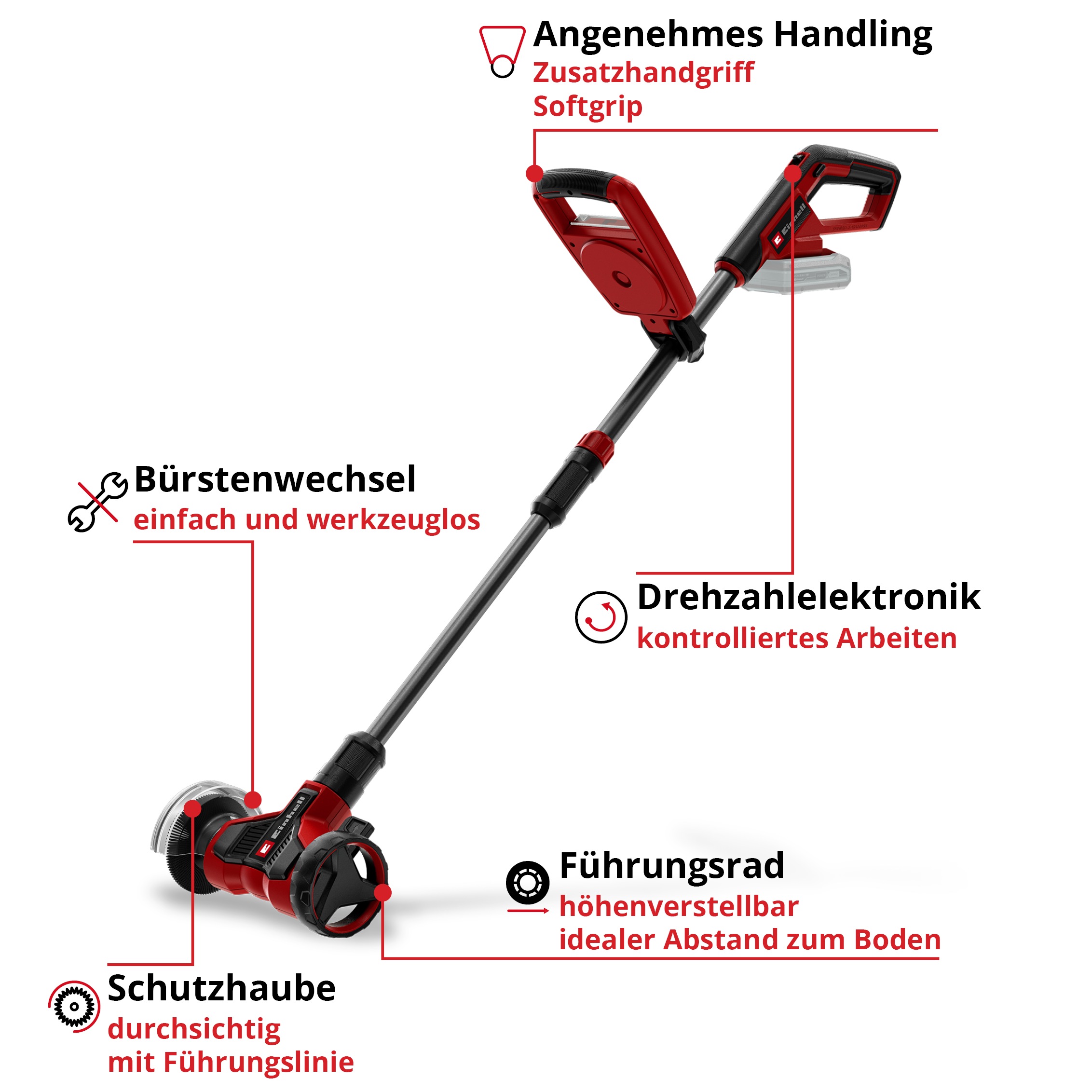 Einhell Akku-Fugenbürste »GE-CC 18/110 Li E-Solo«, ohne Akku und Ladegerät
