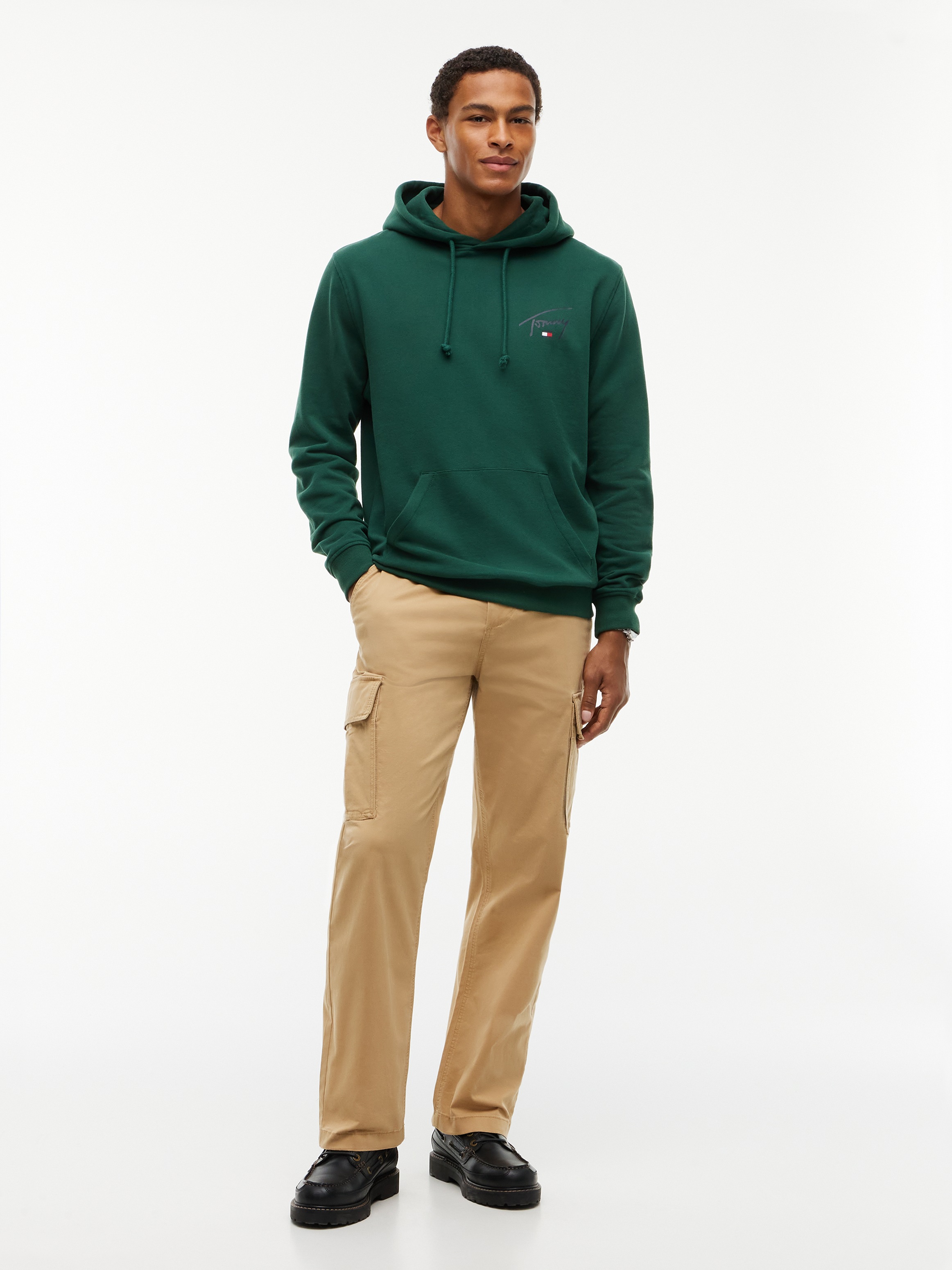 Tommy Jeans Kapuzensweatshirt »REGULAR ENTRY SIGNATURE HOOD«, Regular fit mit Kapuze

