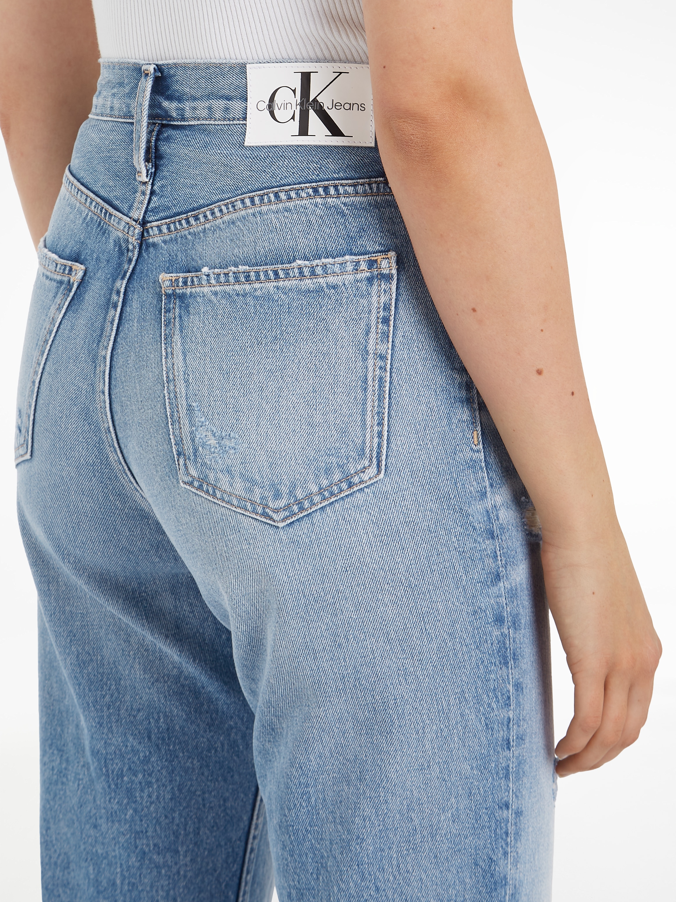 Calvin Klein Jeans Mom-Jeans »MOM JEAN«, im 5-Pocket-Style