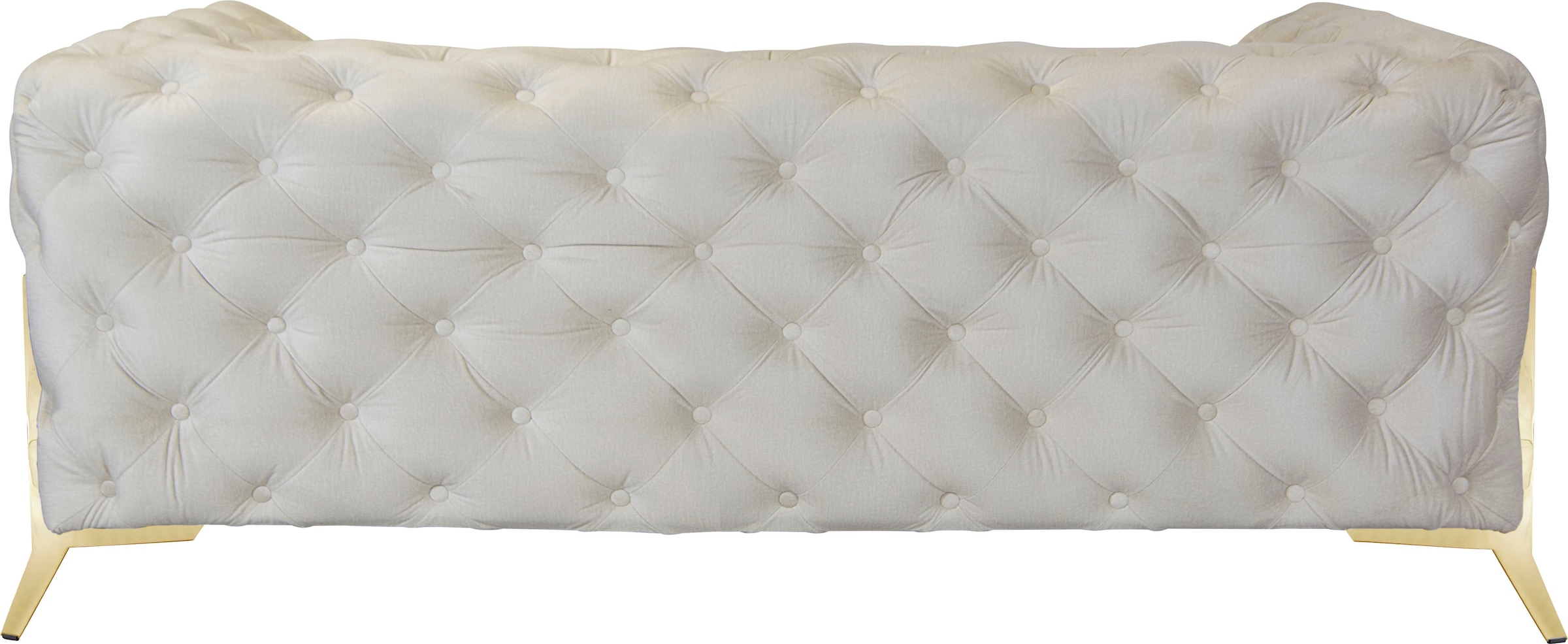 Home affaire Chesterfield-Sofa »Amaury« aufwändige Knopfheftung, moderne Chesterfield Optik, Fußfarbe wählbar