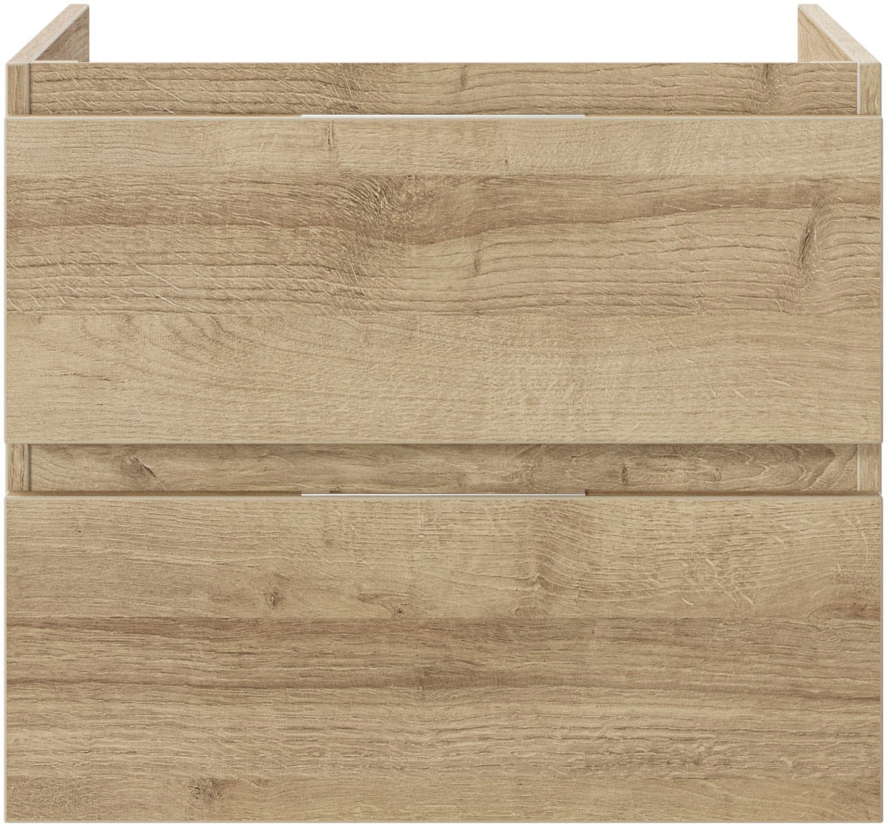 Saphir Waschtisch »Serie 4035 Keramik-Aufsatzbecken mit Unterschrank, 118 cm breit«, Waschplatz, 4 Schubladen, inkl. Schubladendämpfer, mit Griffuge