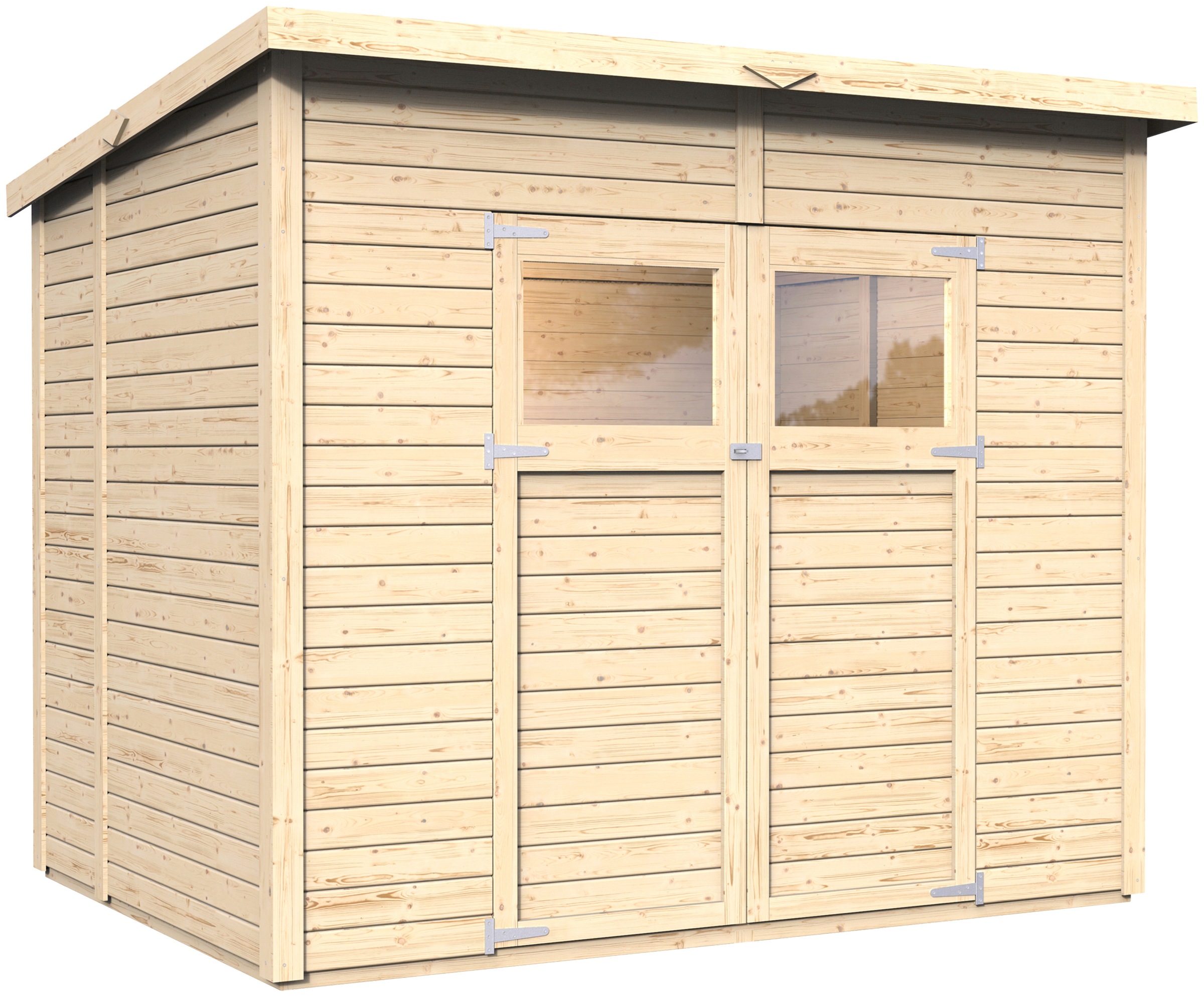 KONIFERA Gartenhaus "Amrum 3 aus naturbelassenem Fichtenholz", inklusive Fu günstig online kaufen