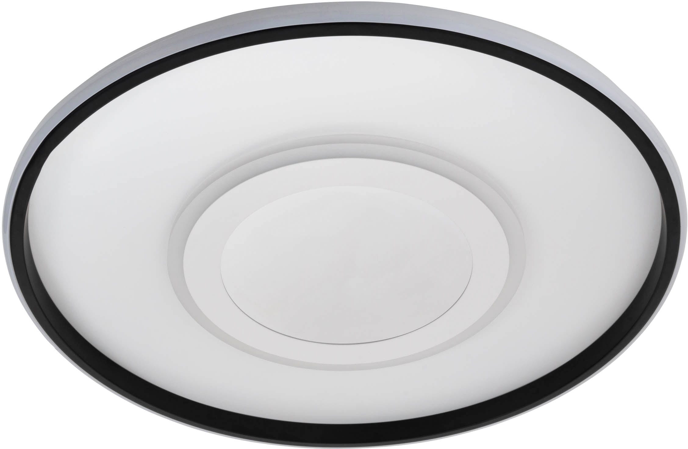 my home LED Deckenleuchte »Mona Deckenlampe mit Infinity 3D Effekt«, 1 flammig, Leuchtmittel LED-Board | LED fest integriert, D: 50cm, dimmbar, inkl. Memory, CCT, Fernbedienung, 40W, Tunnel Mirror