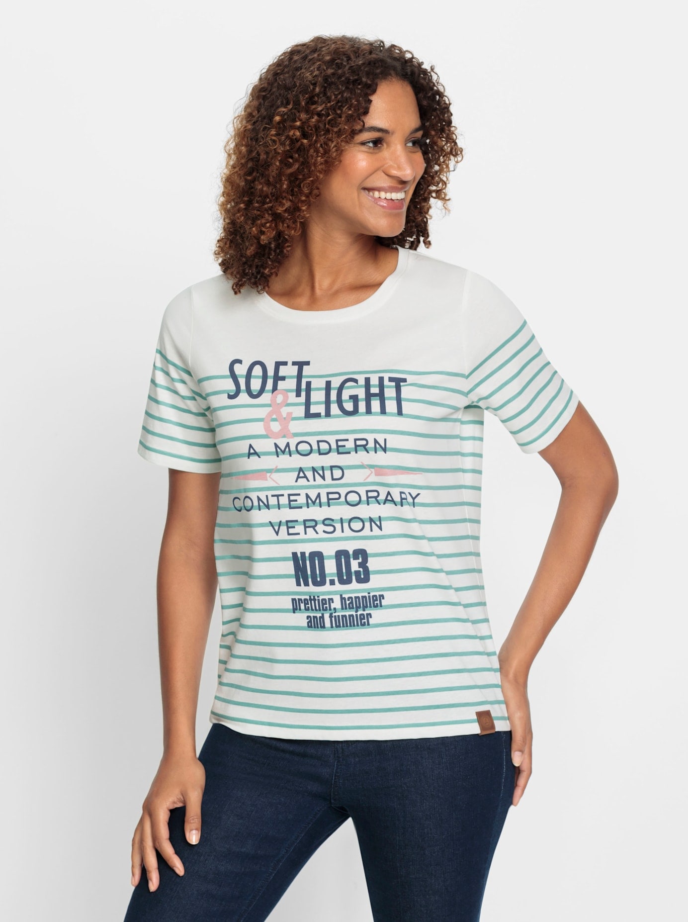 Casual Looks Kurzarmshirt »Kurzarm-Shirt«, (1 tlg.)