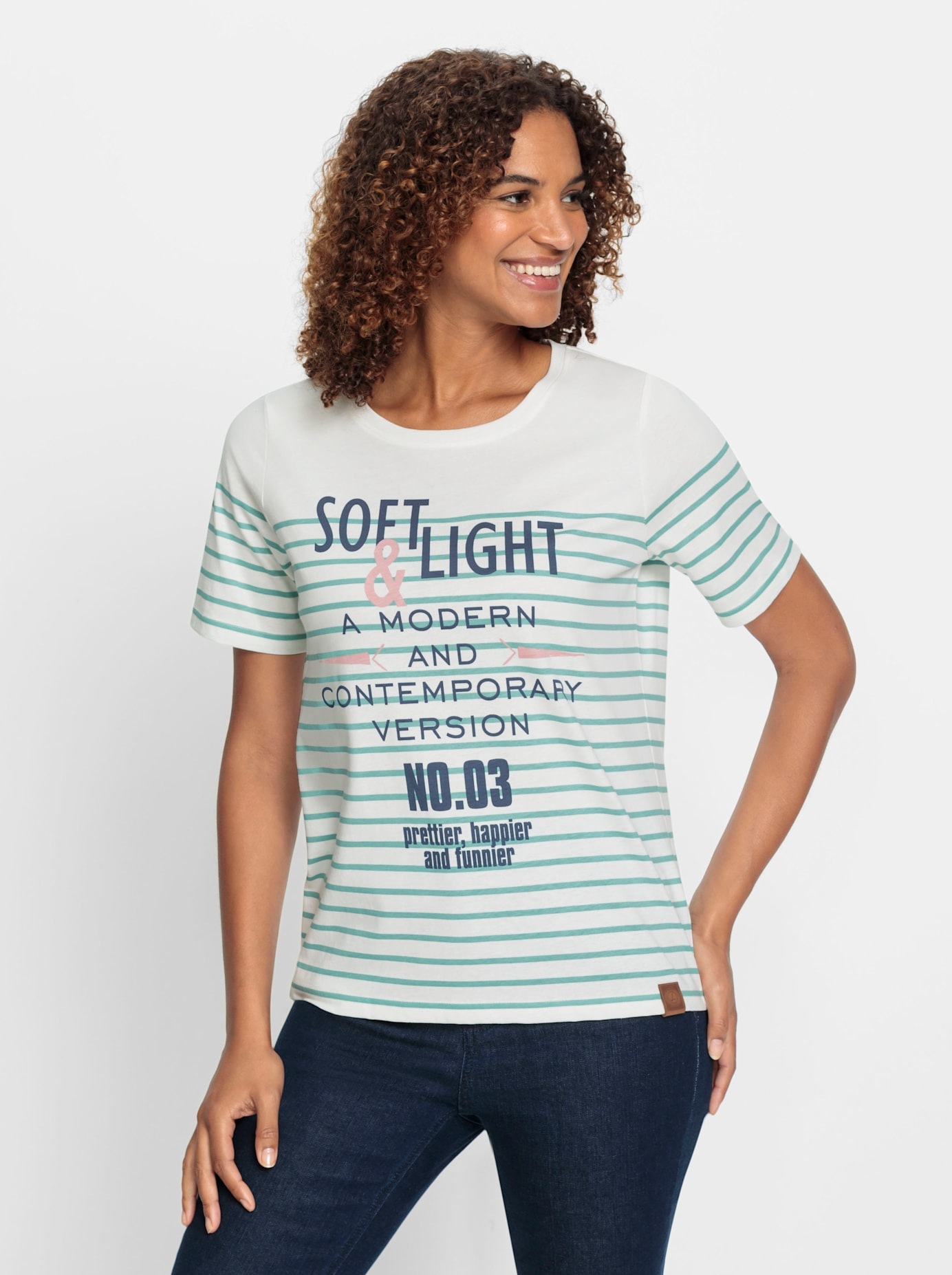 Casual Looks Kurzarmshirt "Kurzarm-Shirt", 1 Stk. günstig online kaufen