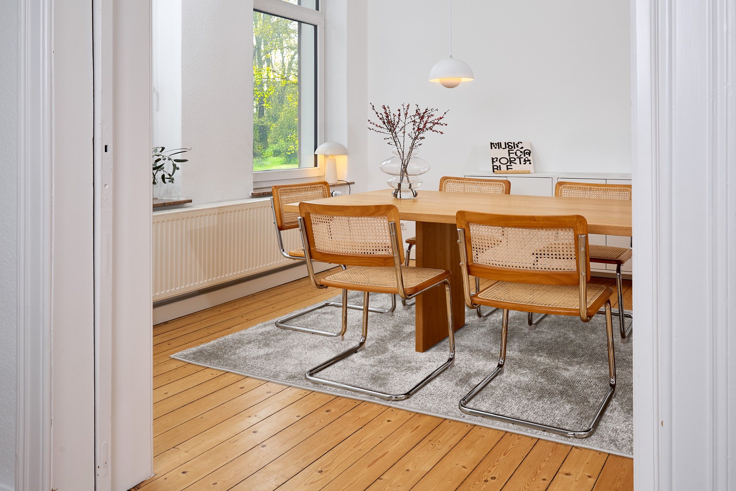 ASTRA Teppich »Stevie 250«, rechteckig, 9 mm Höhe, weicher Kurzflor, gewebt, Wohnzimmer, Schlafzimmer