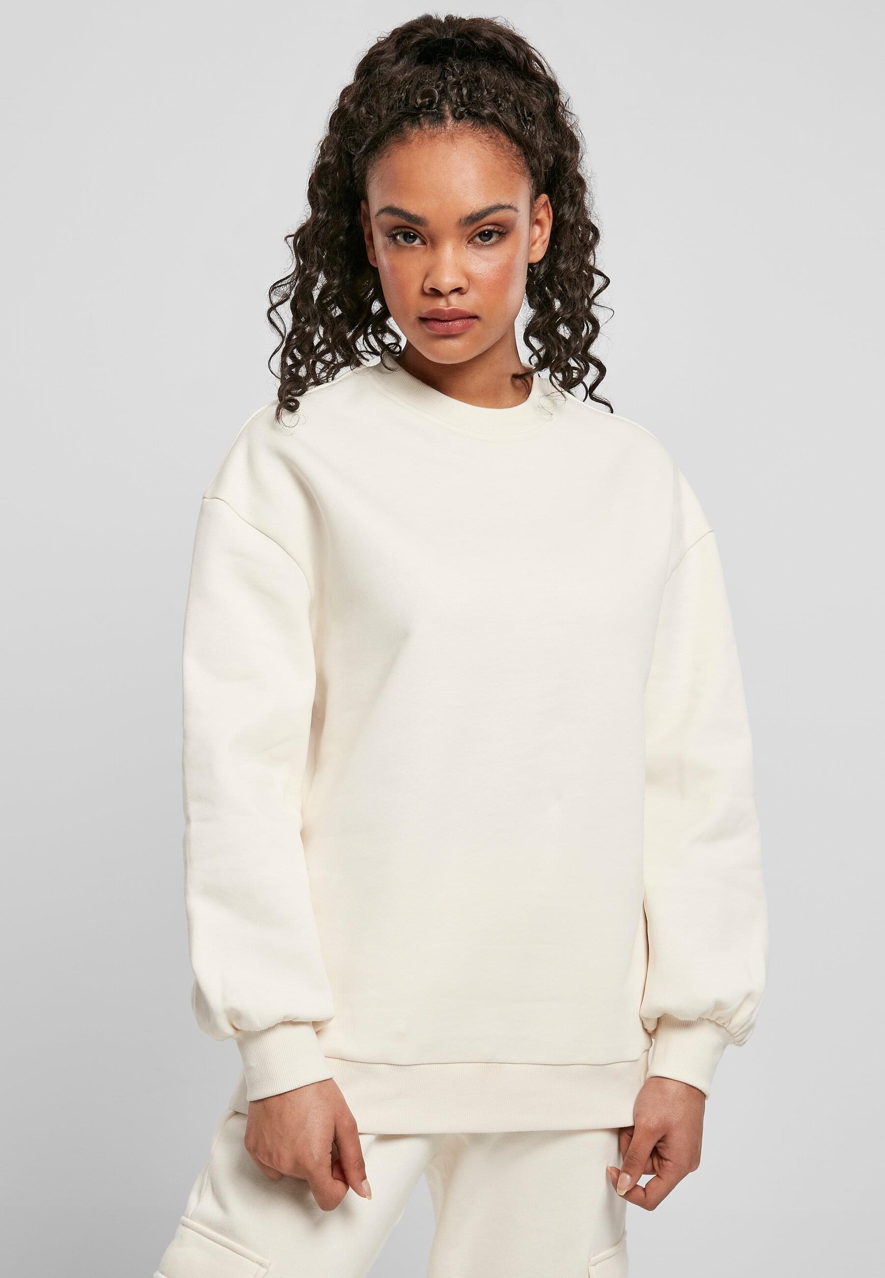 URBAN CLASSICS Sweatshirt »Urban Classics Damen Ladies Organic Oversized Crew«, (1 tlg.)