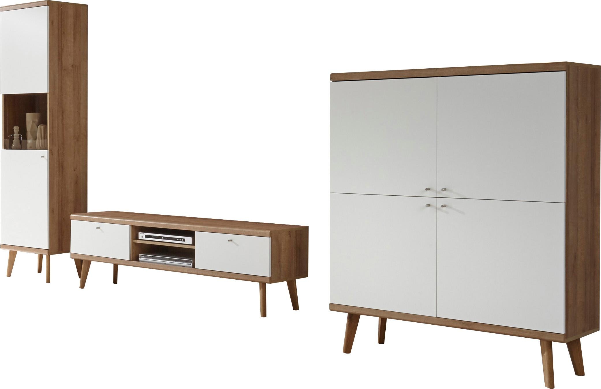 Home affaire Wohnwand "Merle" Set, 3 Stk. tlg. günstig online kaufen