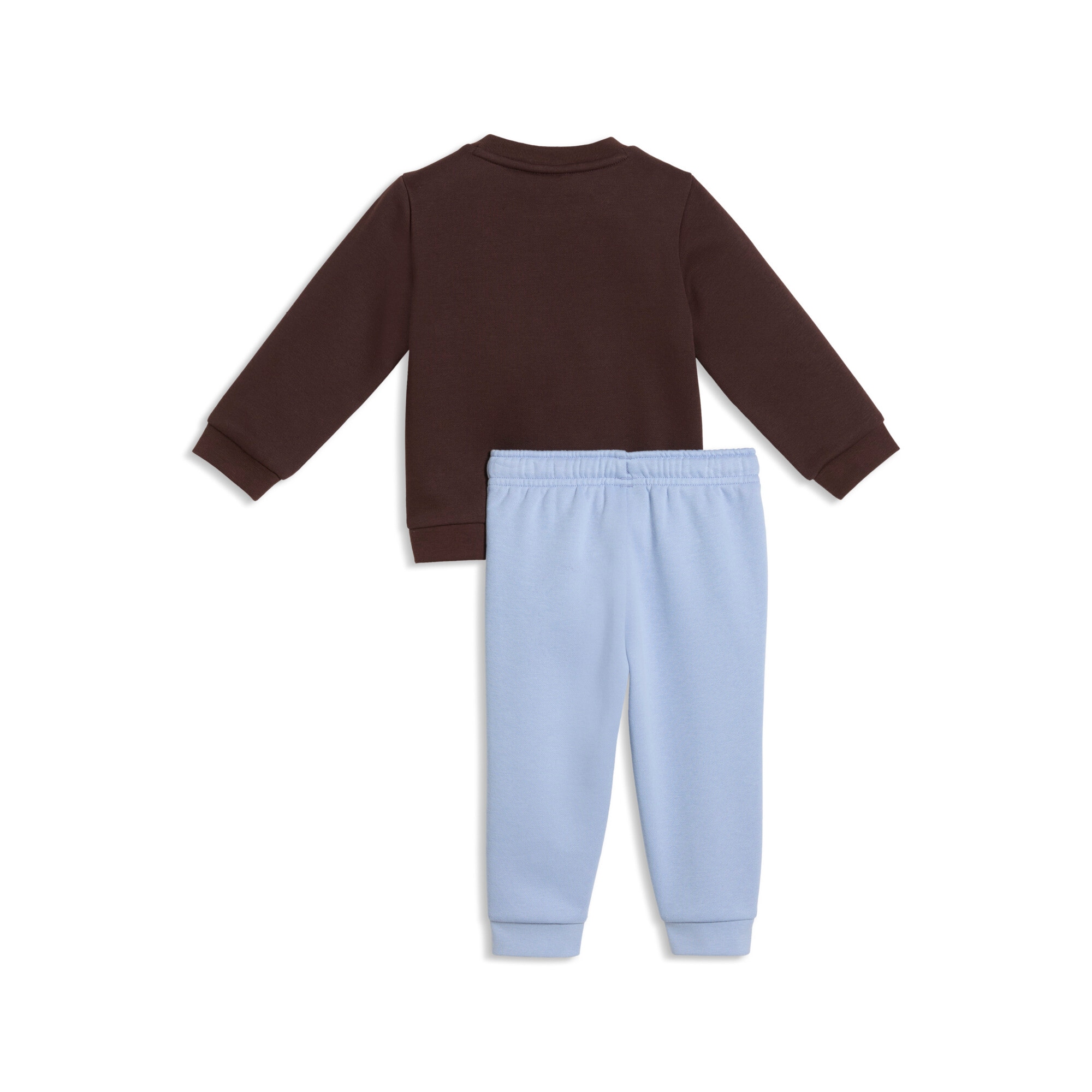 PUMA Trainingsanzug »MINICATS ESS CREW SET FL INTEREST INF« 2 zweiteiliges Set, Langarm-Oberteil, mit Logodruck, bedruckte Optik