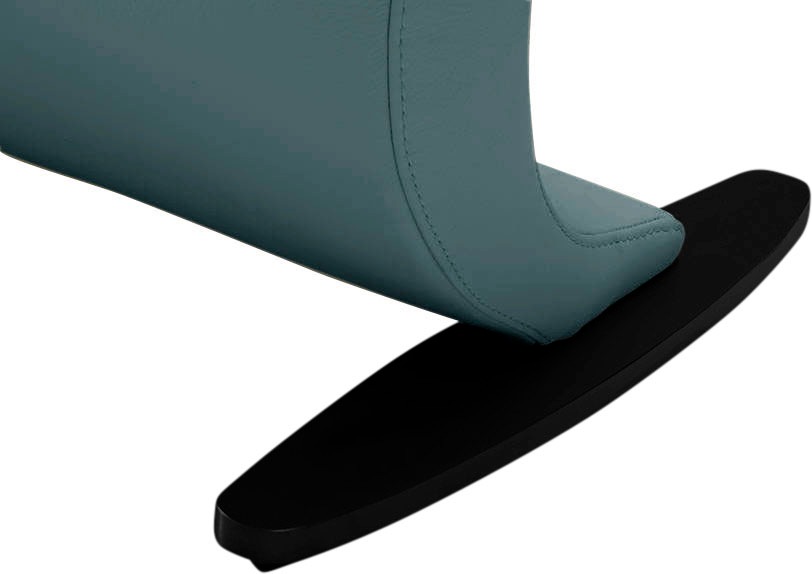 K+W Wave Upholstered Bench Blue 2