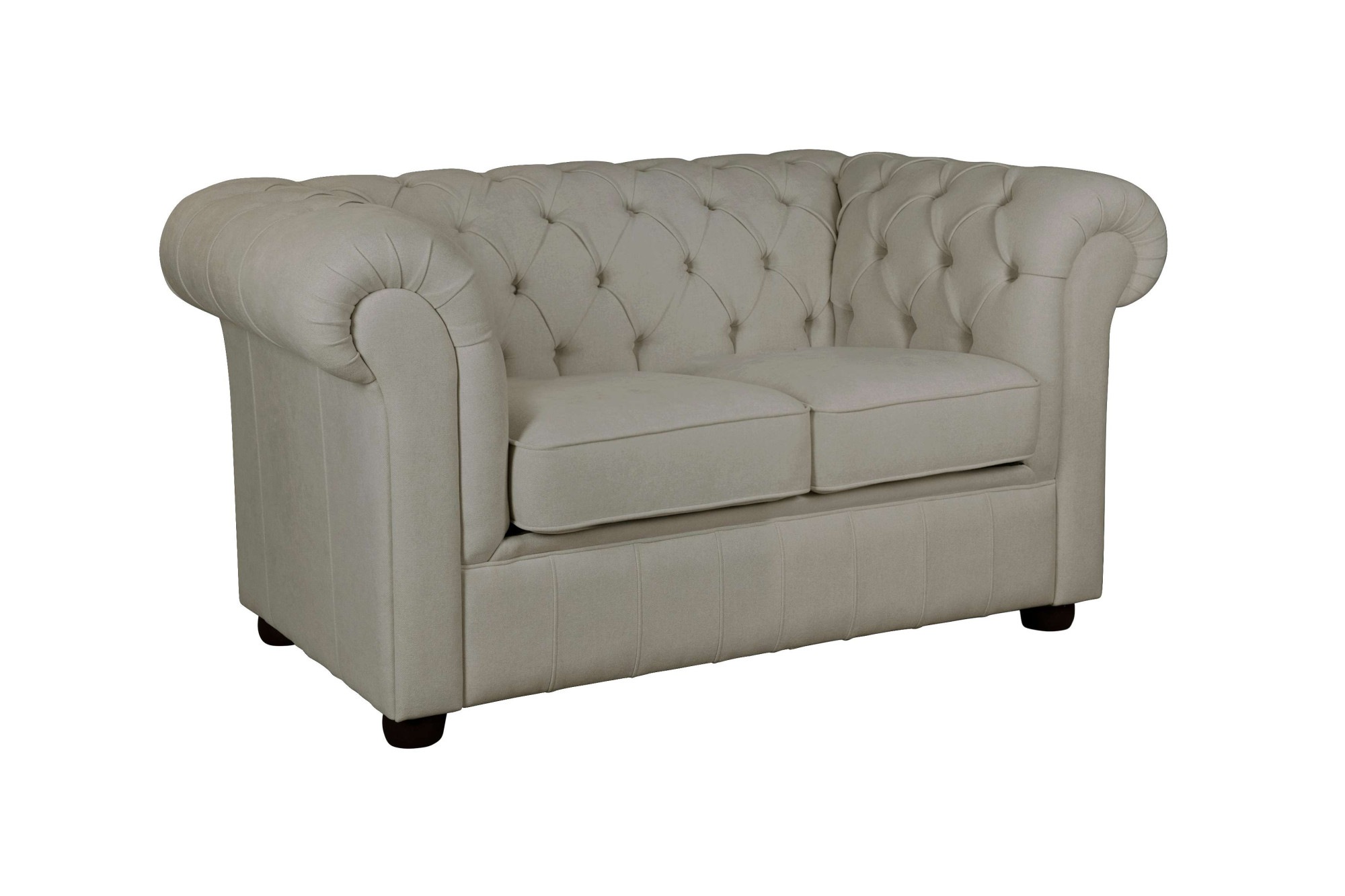Home affaire 2-Sitzer »CHARENTE, Chesterfield-Sofa, Wellenfederung, Maße: B/T/H: 147/89/74 cm«, mit edler Knopfheftung und typischen Armlehnen