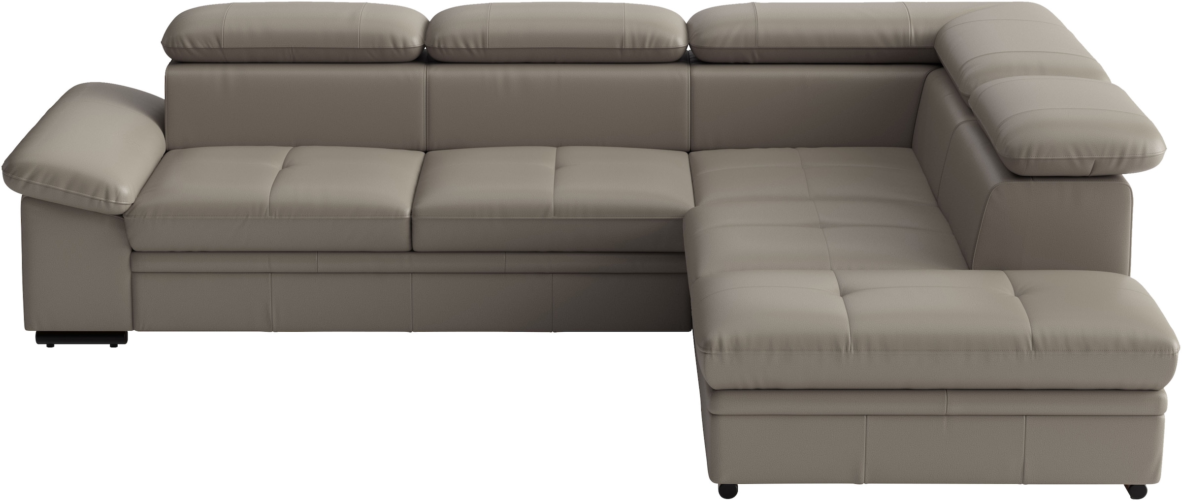 sit&more Ecksofa "Viola L-Form, B: 249 cm, Arm- & Kopfteilverstellung" optional mit Schlaffunktion