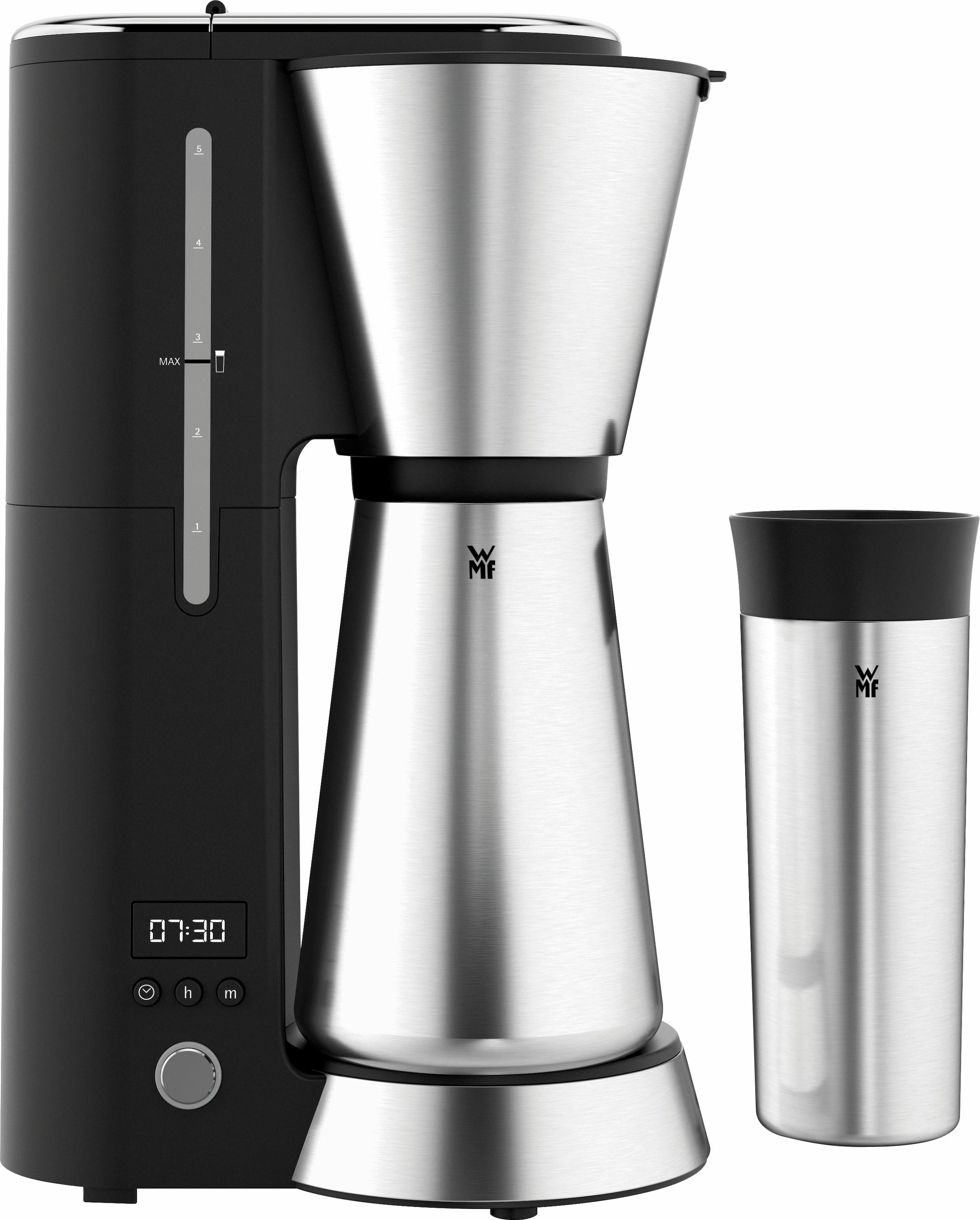 WMF Filterkaffeemaschine »KÜCHENminis® Aroma Thermo to go«, 0,65 l Kaffeekanne, Papierfilter, 1x2