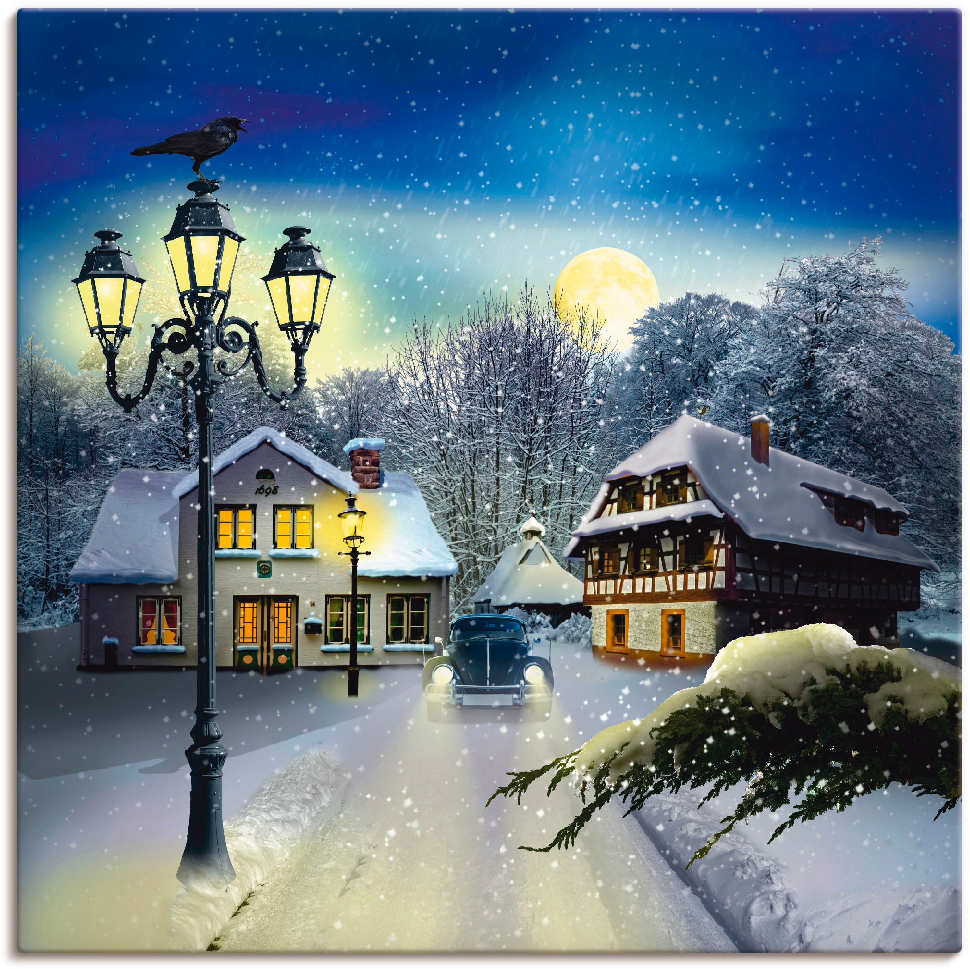 Artland Paveikslas »Winterzeit« Vier Jahreszei...