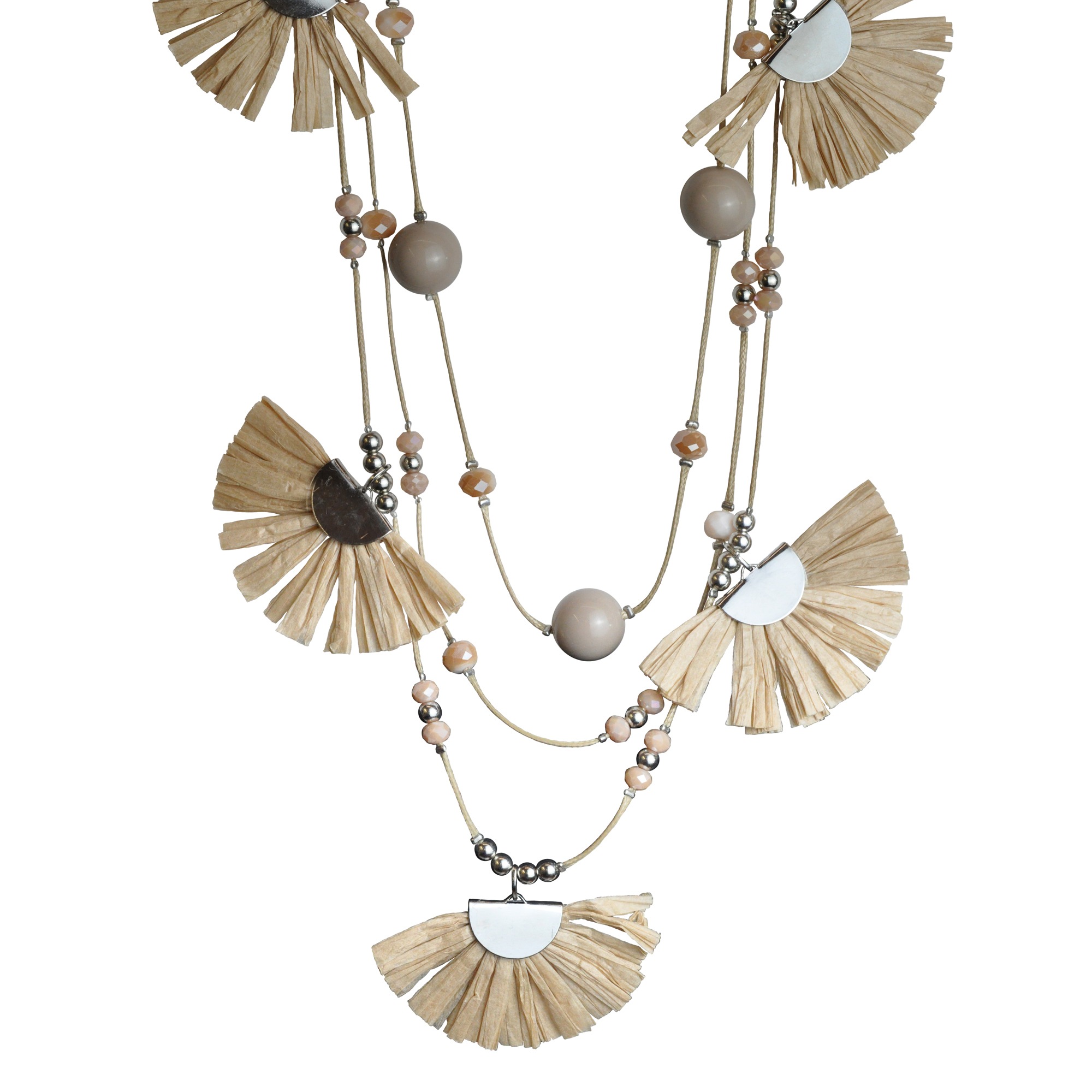 Steuer Collierkettchen »Kordel in beige 85 cm«