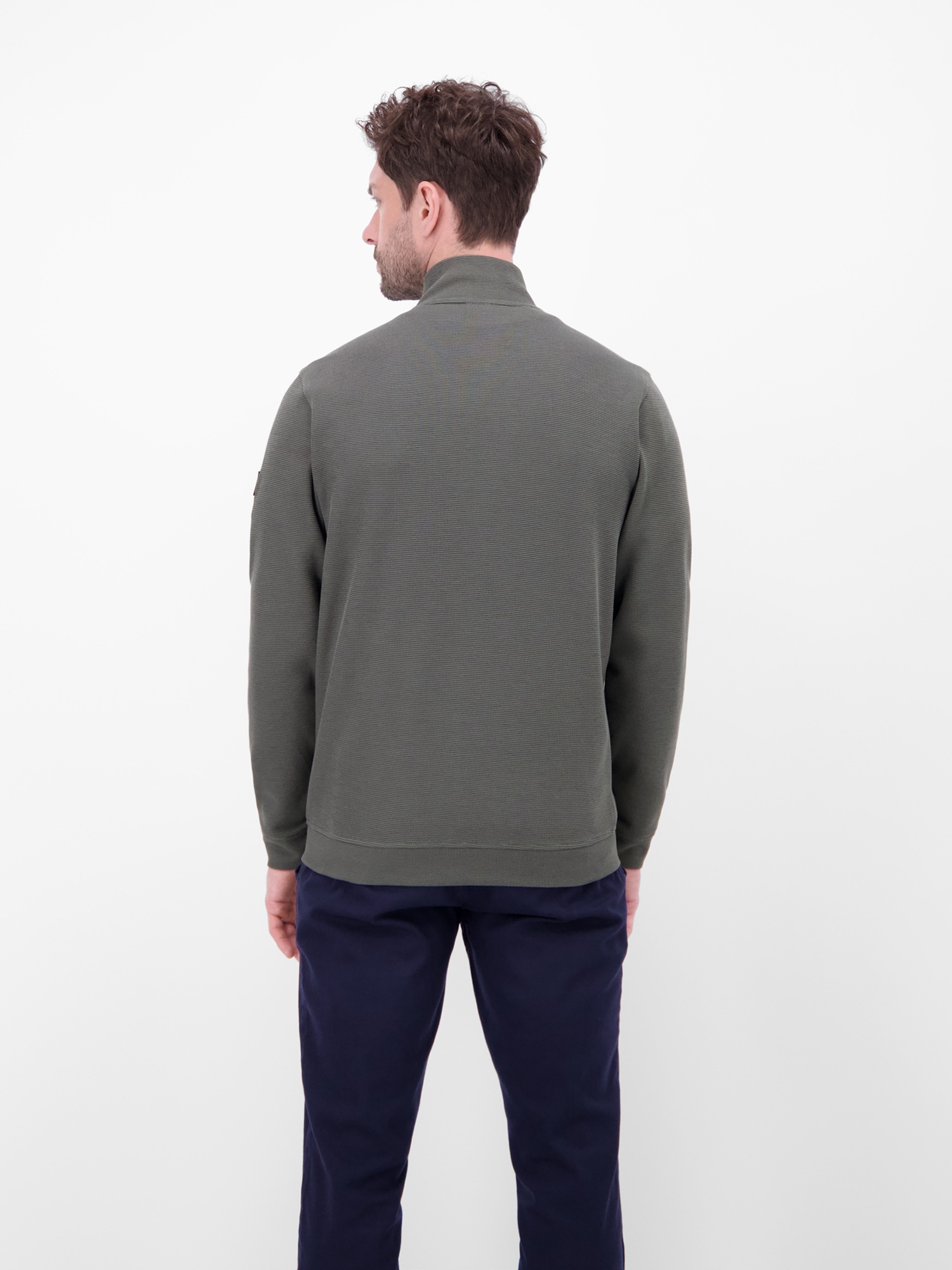 LERROS Sweatjacke "Sweatjacke aus Baumwollmischgewebe" günstig online kaufen