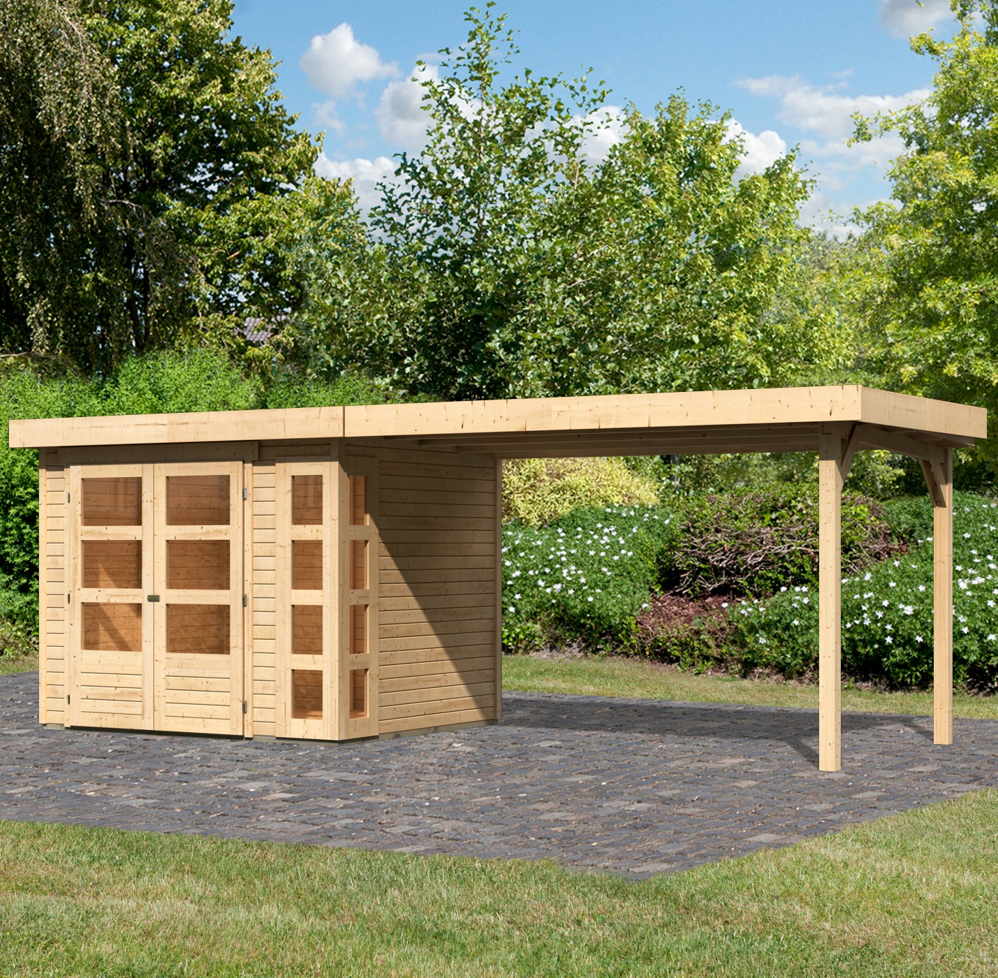 Karibu Gartenhaus "Nordsee 3" günstig online kaufen