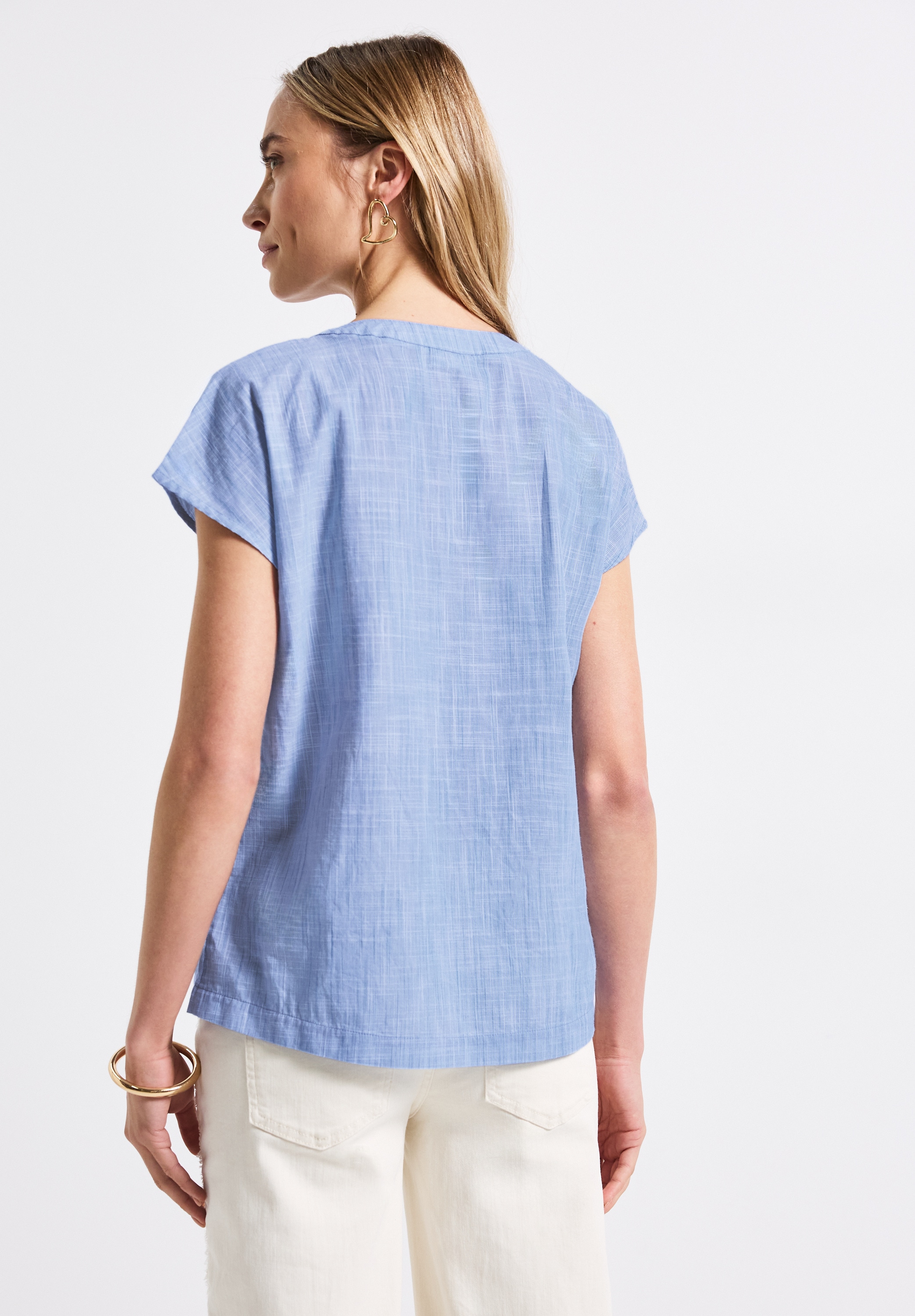 STREET ONE Shirtbluse, aus reiner Baumwolle
