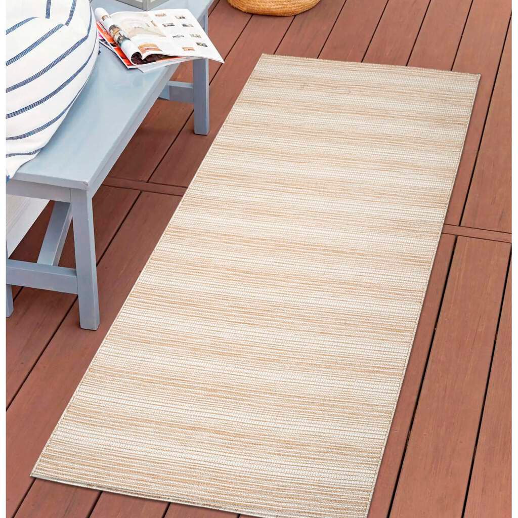 Carpet City Outdoorteppich "PALM3471" rechteckig 5 mm Höhe Wetterfest & UV- günstig online kaufen