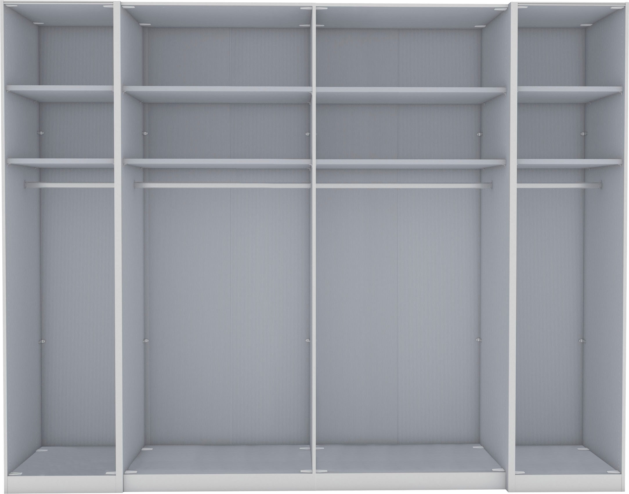Thumbnail - WIEMANN Dreh-/Schwebetürenschrank "Nizza", mit Glasfront