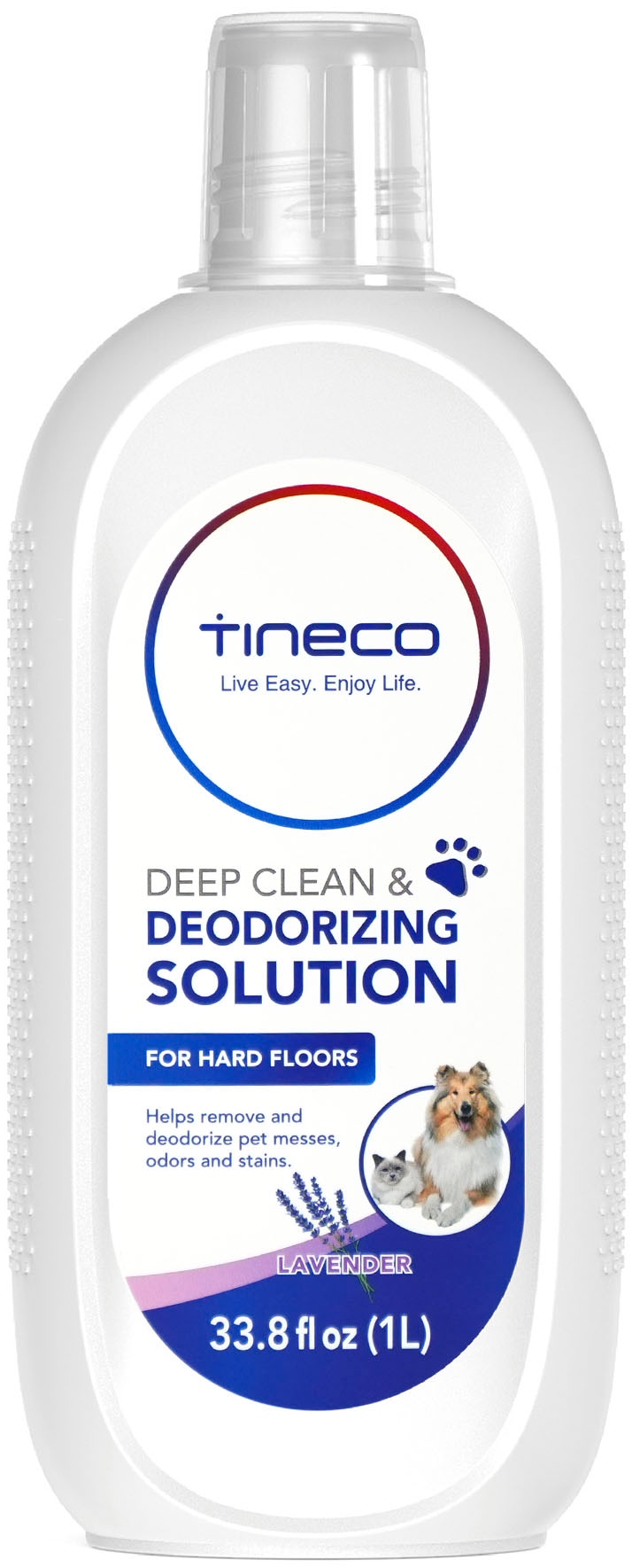 TINECO Fussbodenreiniger "PET Hartboden Reinigungsflüssigkeit Lavendel 1 Liter", weiß, Reinigungsmittel