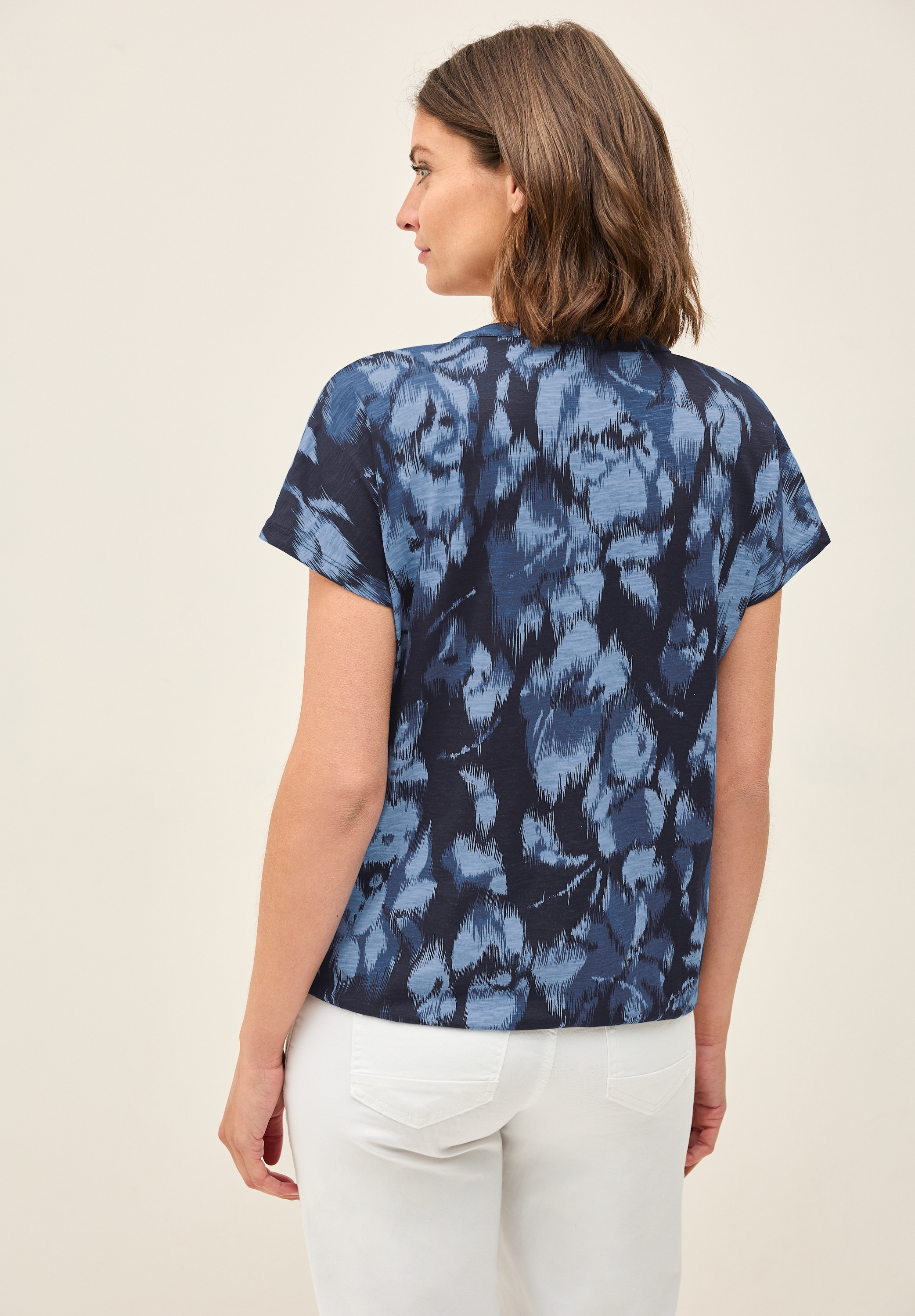 Cecil Print-Shirt, aus reiner Baumwolle