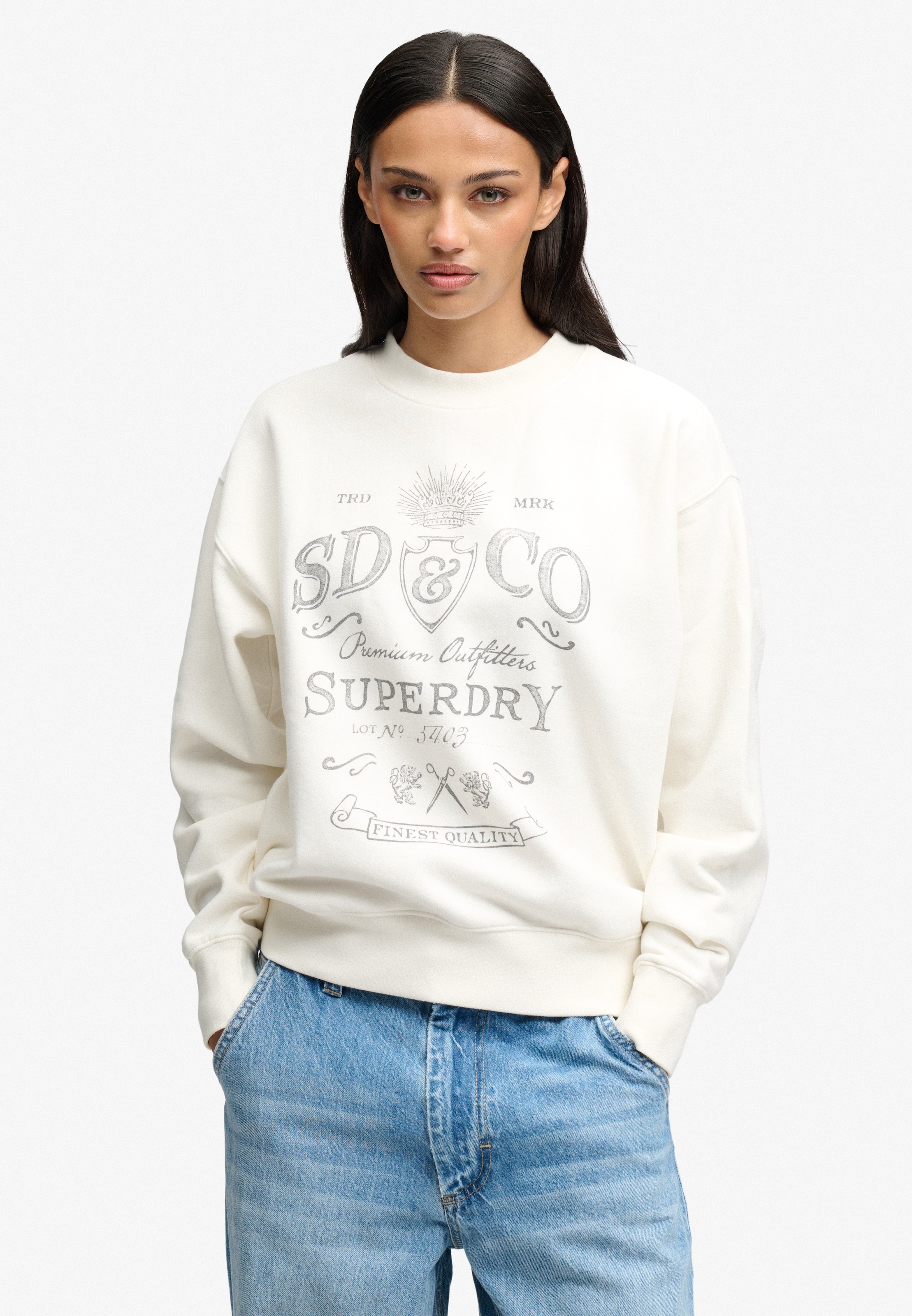 Superdry Sweatshirt »VINTAGE WORKWEAR CREW«, Baumwollmischung, relaxed fit
