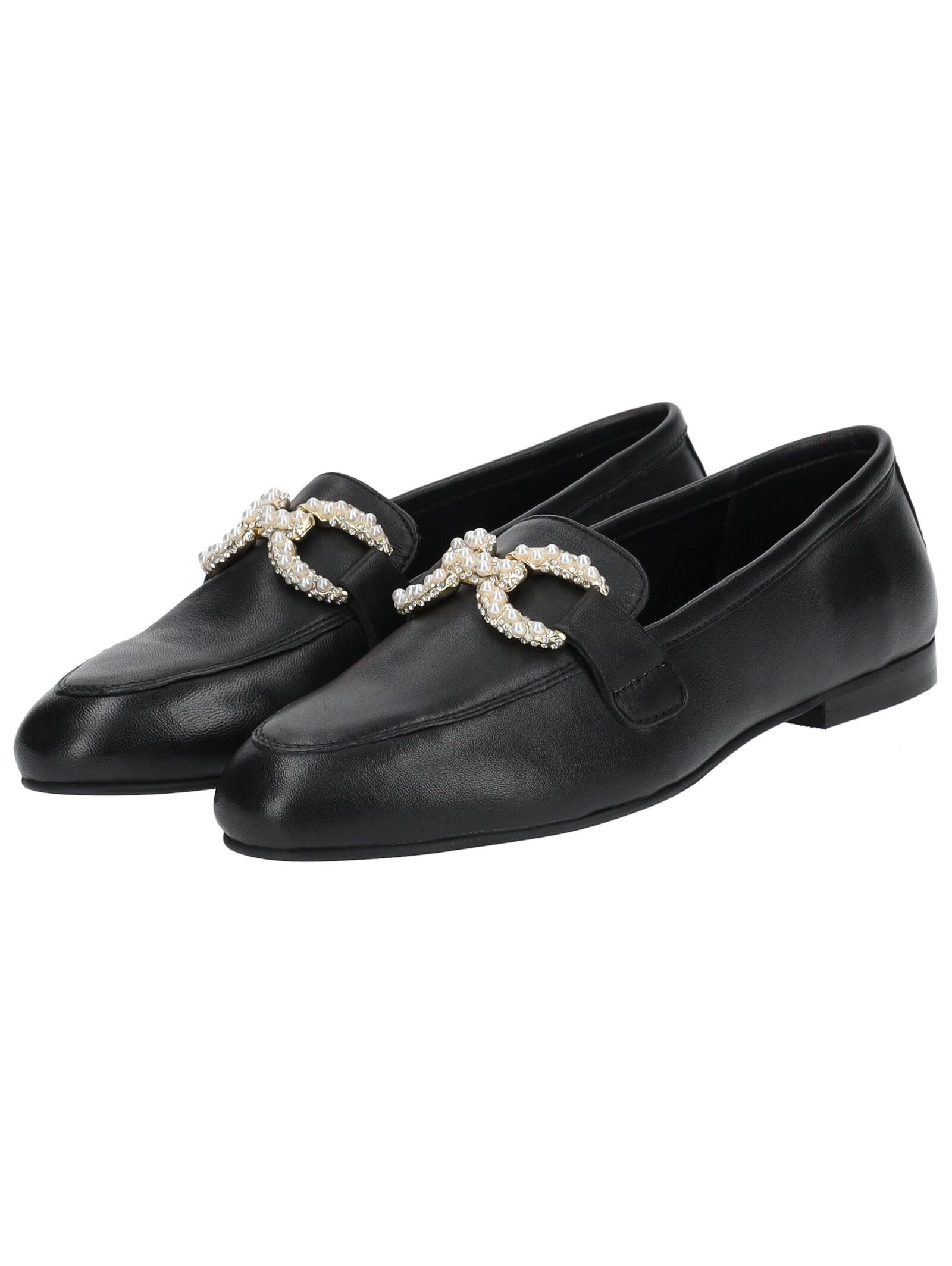 Slipper STEVE MADDEN "STEVE MADDEN Slipper Leder", Damen, Gr. 37, schwarz, Leder, Schuhe Slipper 3