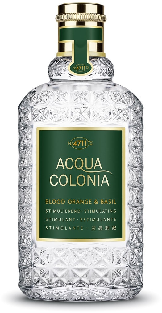 4711 Eau de Cologne »4711 Acqua Colonia BLOOD ORANGE&BASIL EAU DE COLOGNE NATURAL SPRAY«, (Packung, 1 tlg.)