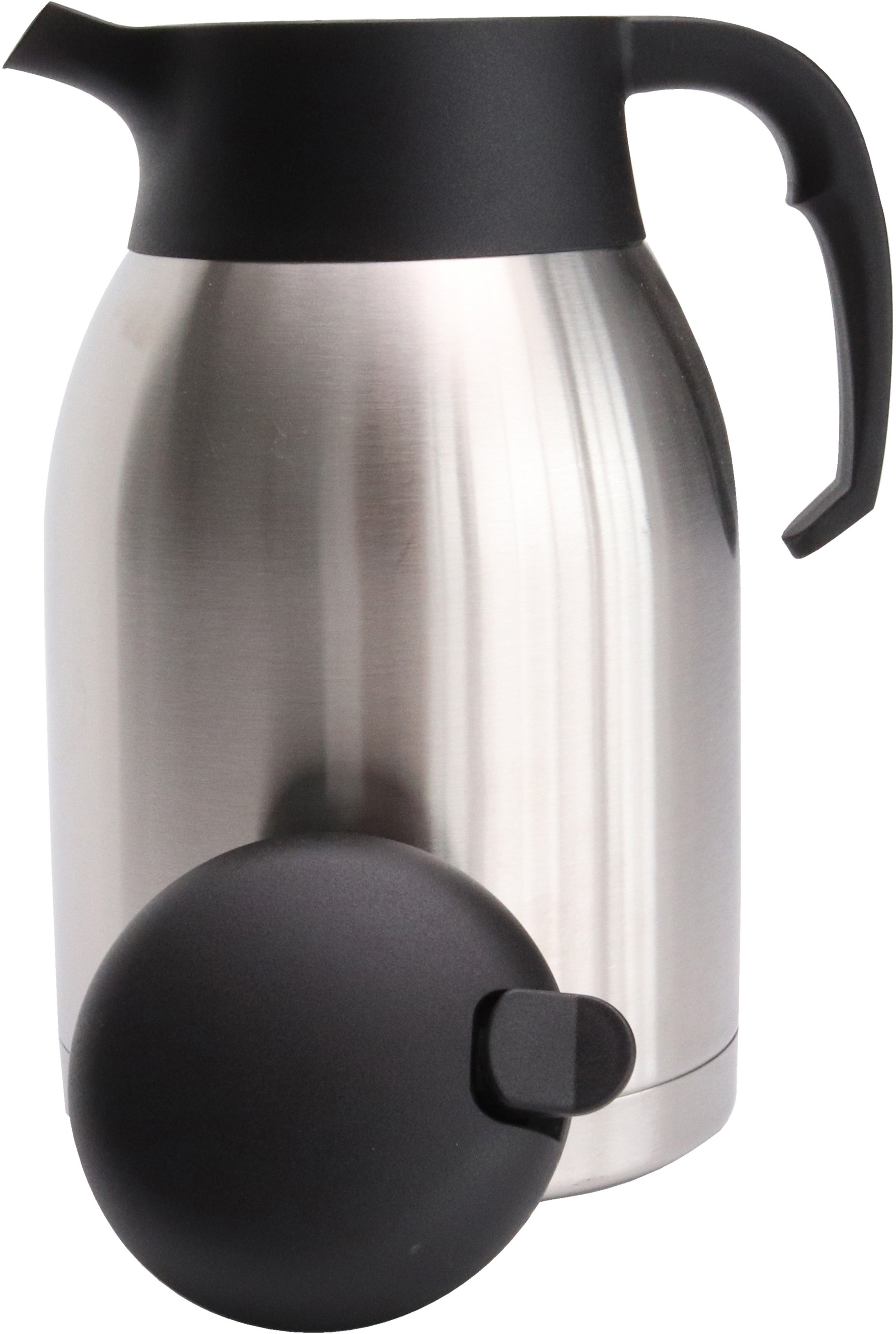 APS Isolierkanne "Classic" 2 l Einhandautomatik, doppelwandiger Edelstahl günstig online kaufen